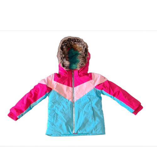 Spyder Skijacke Lola - Skijacke für Mädchen - rot/ hellblau