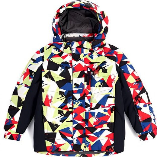 Spyder Skijacke Impulse Synthetic Down Jacket Skijacke für Kinder - bunt