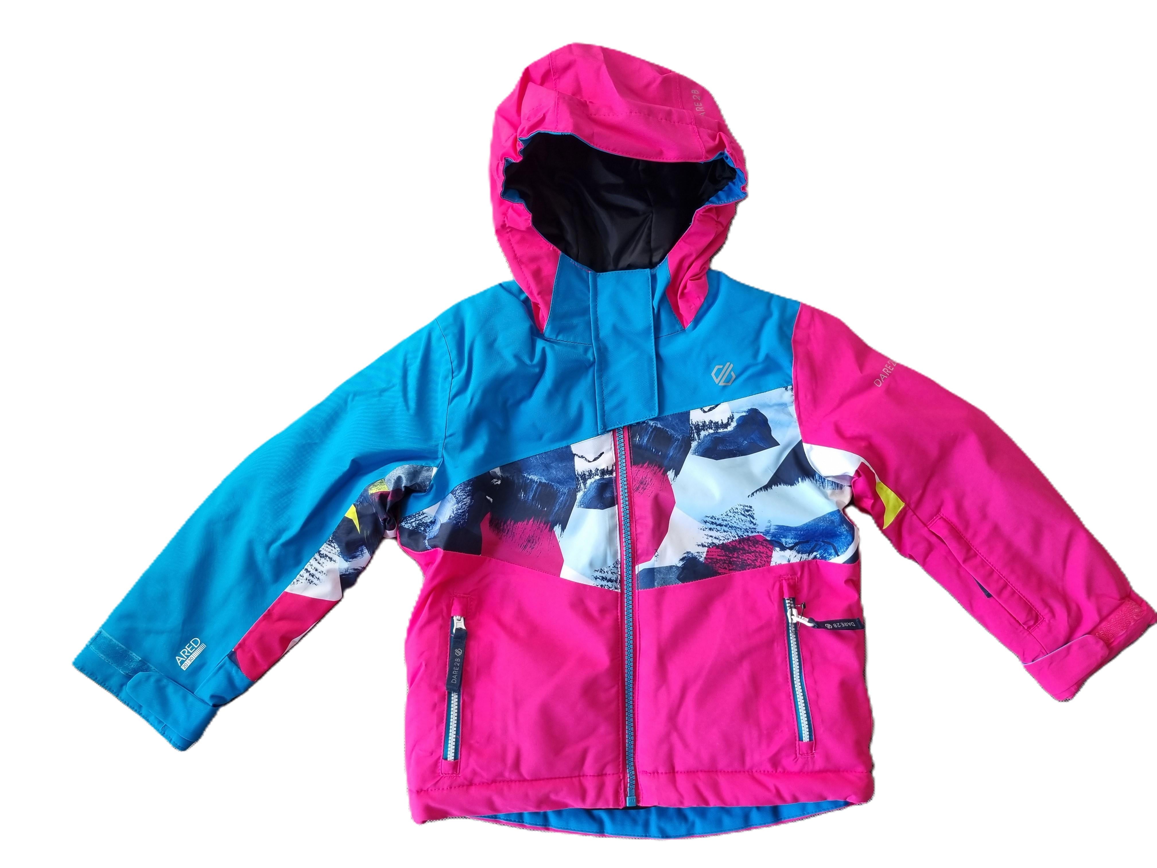 Dare2B Humour II Kinder Winterjacke DKP401 - blau pink