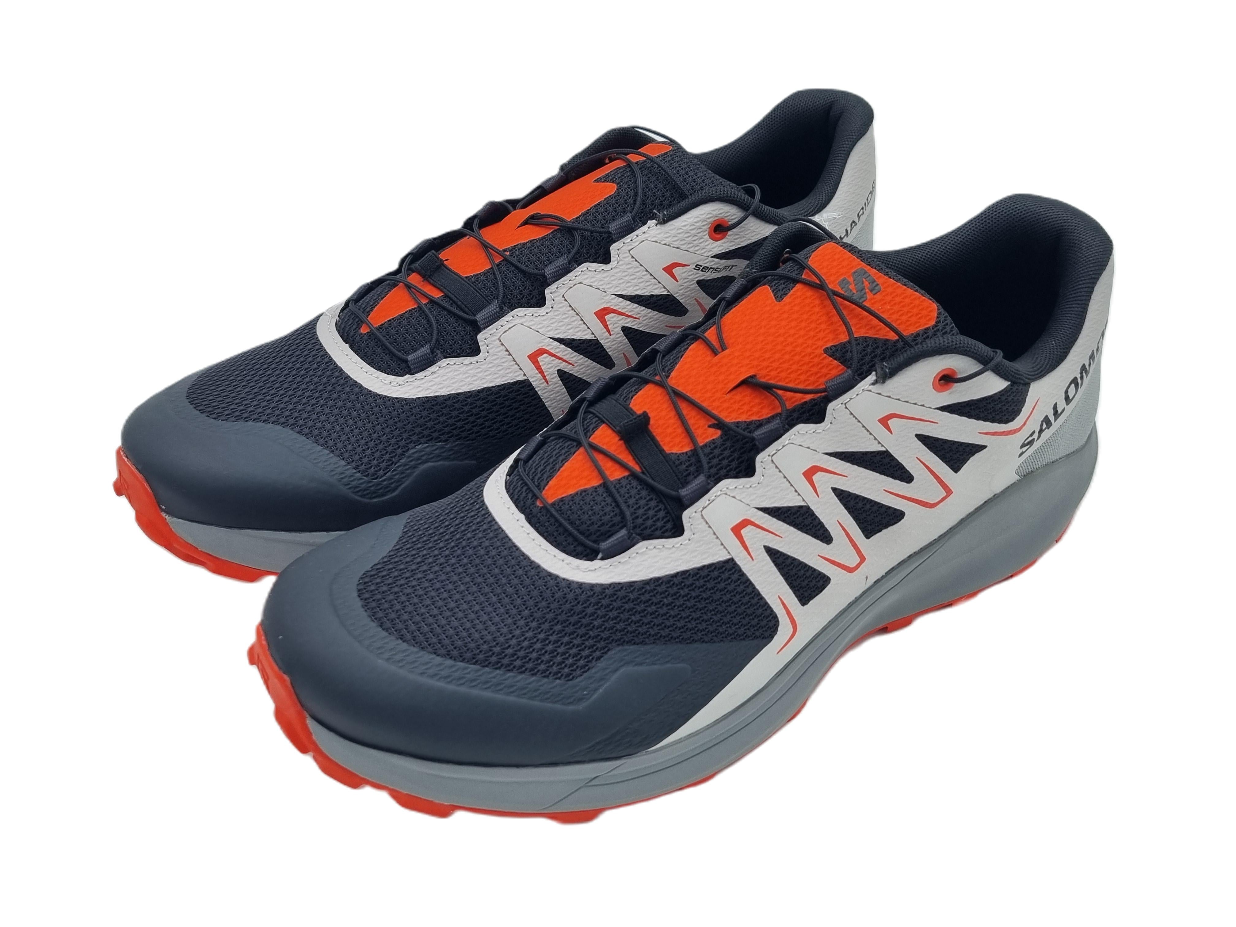 Salomon ALPHARIDE Phantom Glacier Gray Cherry Tomato Herrenschuhe - 475065