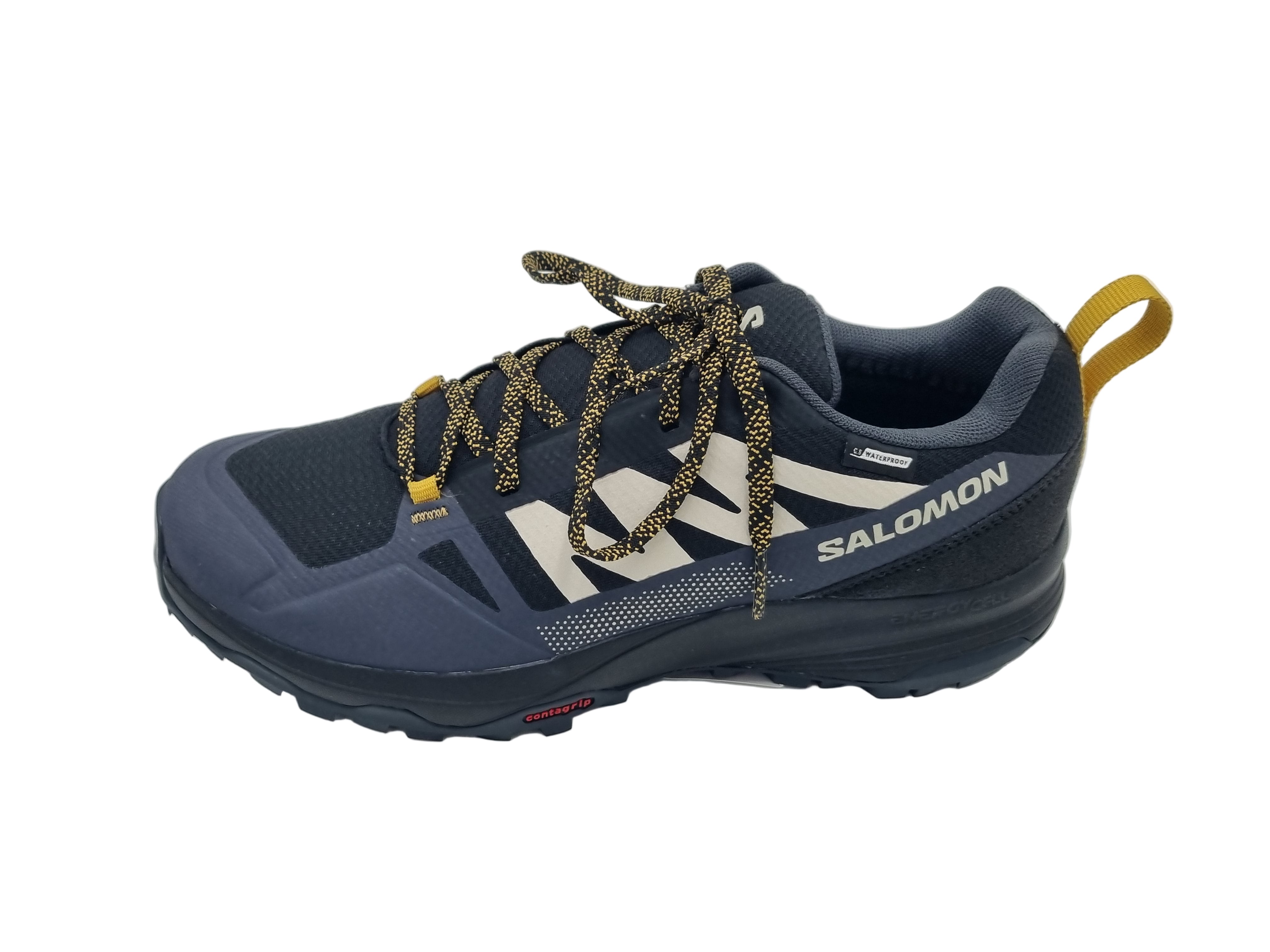Salomon SALIBA CSWP Herrenschuhe Black/Ebony/Amber Gold - 474083