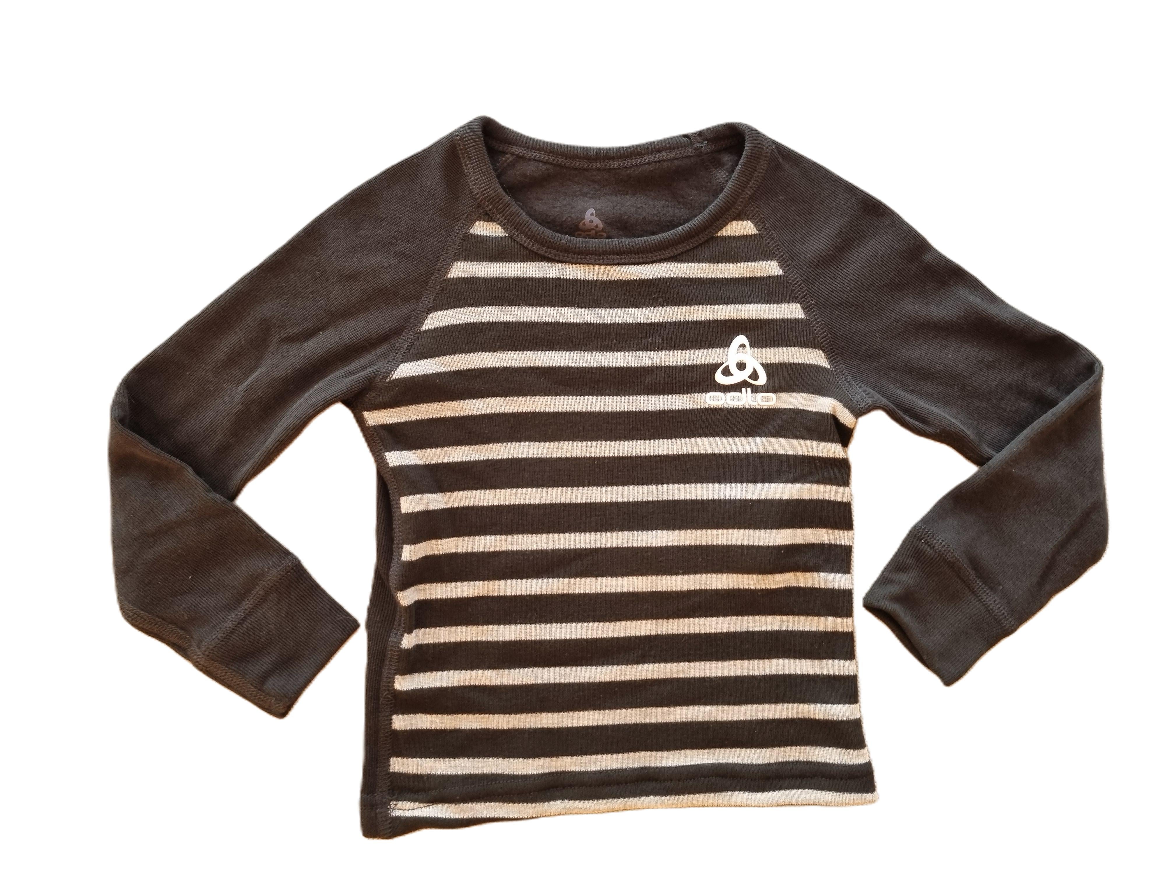 Odlo Kids Fitted SUW Top Langarmshirt gestreift - Artikel 10459 - 10600
