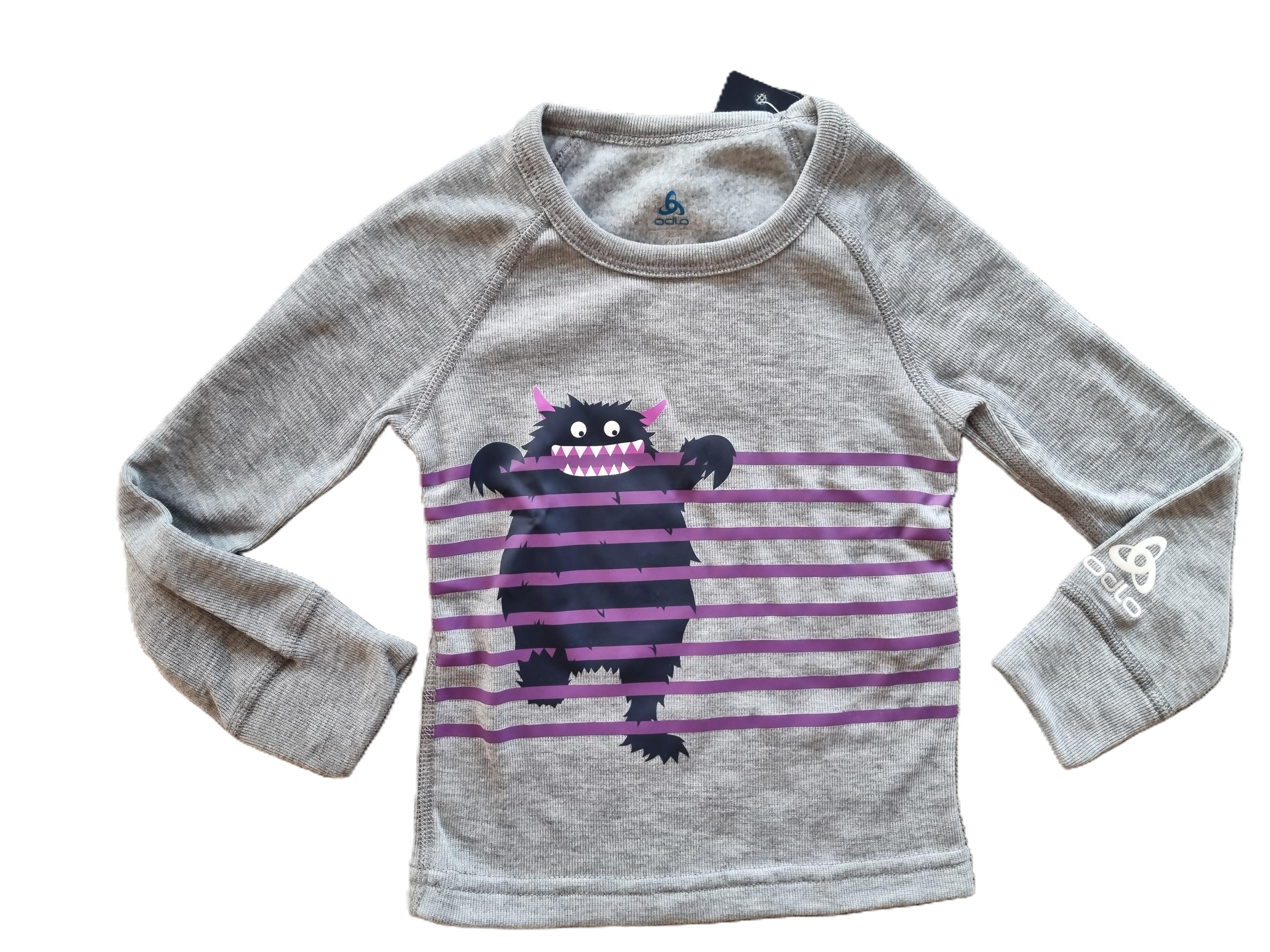 Odlo Kids Crew Neck Langarm-Shirt – Active Warm Eco (Artikel 159319 / Color 10735)