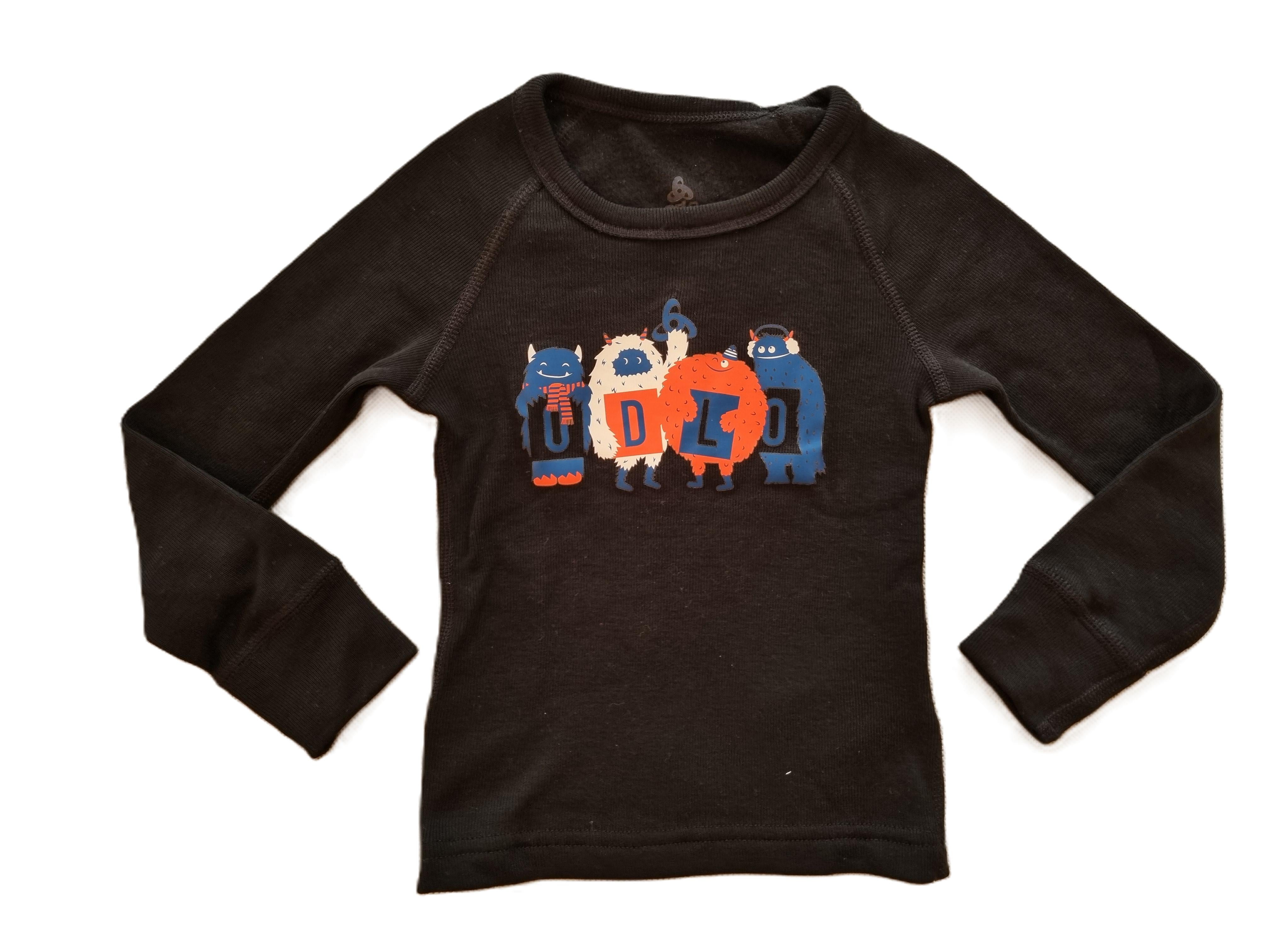 Odlo Kids Crew Neck Langarmshirt in schwarz - Artikel 150509 - 15000