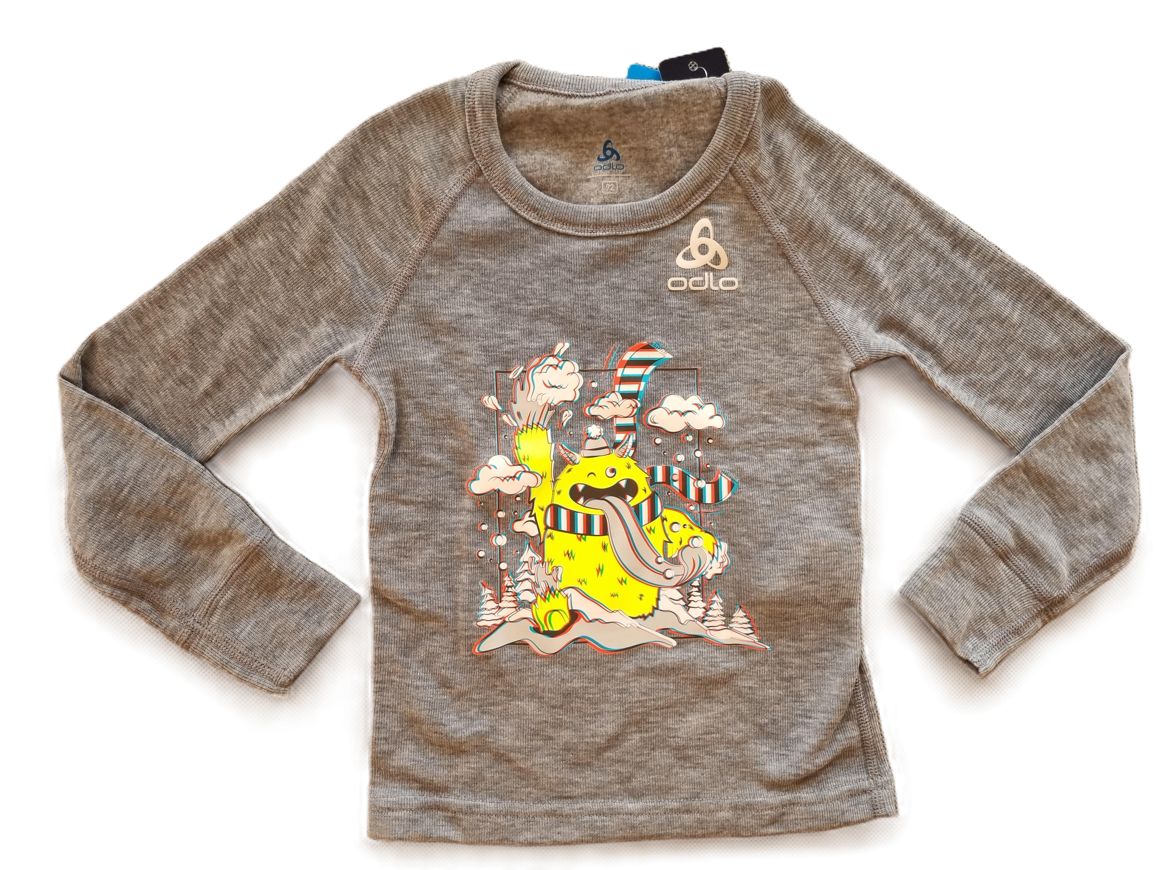 Odlo Kids Crew Neck Langarm-Shirt – Active Warm Eco (Artikel 150509 - 10681