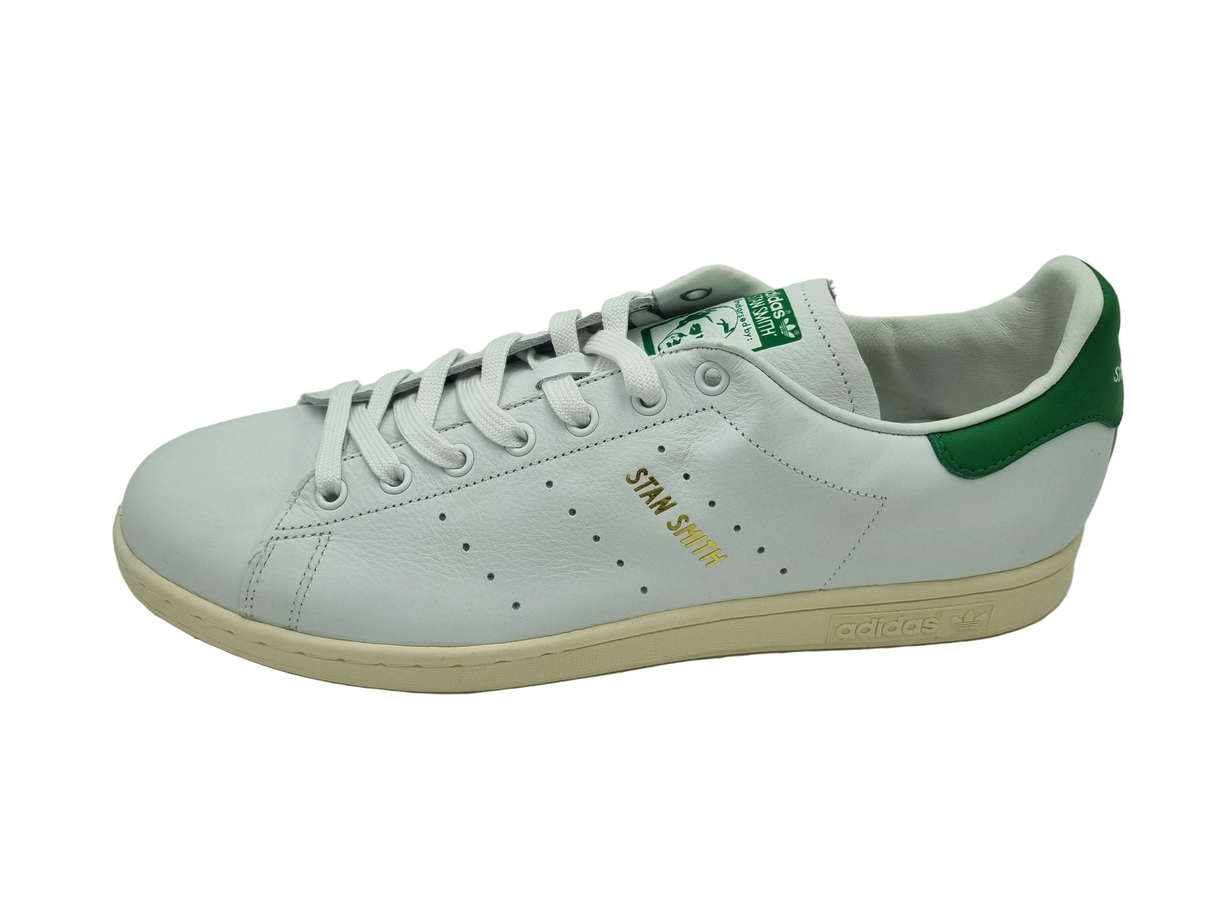 Adidas Stan Smith S75074 Herren Sneaker – Klassischer Tennis-Style in Weiß mit grünen Details