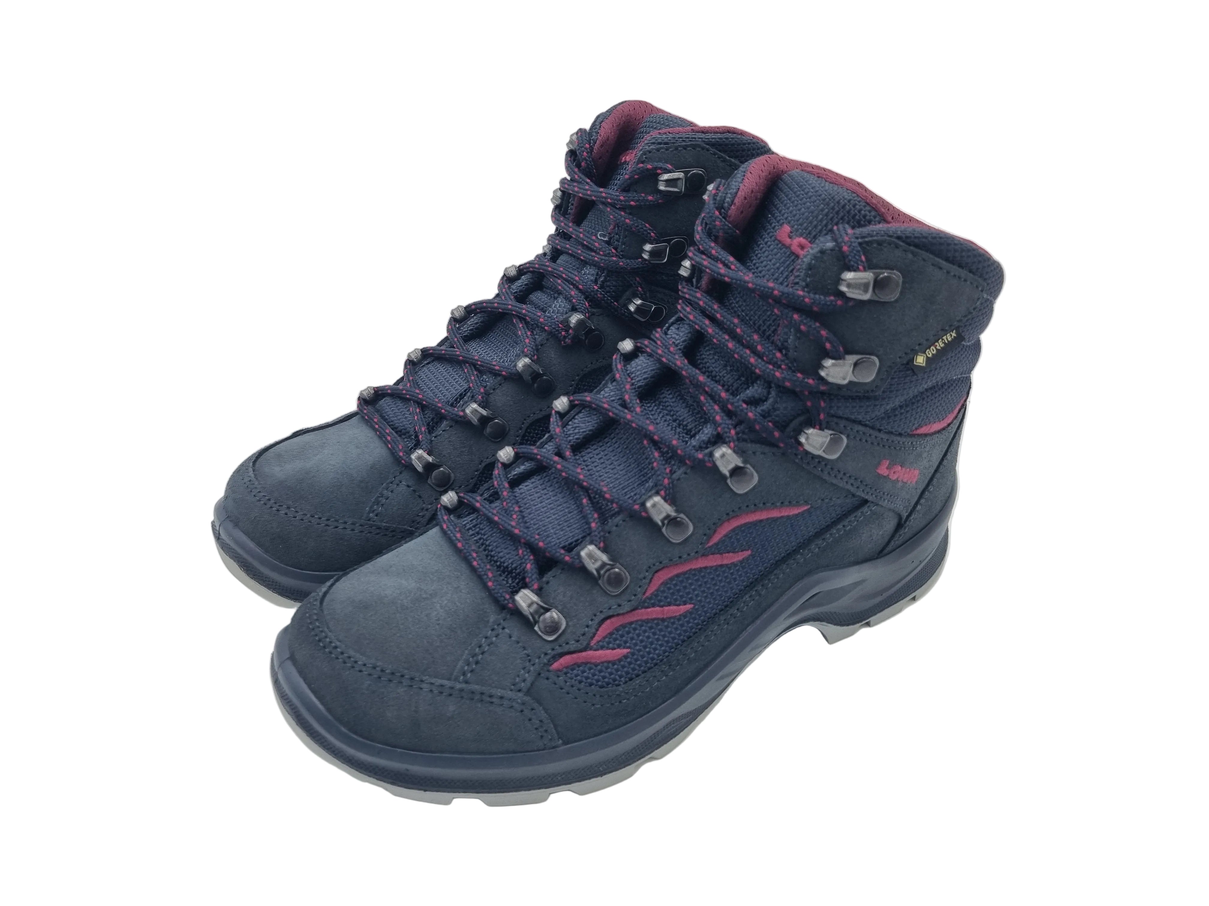 Lowa Damen Riva Gtx Mid Navy/Berry Wanderschuh - 520735-6951