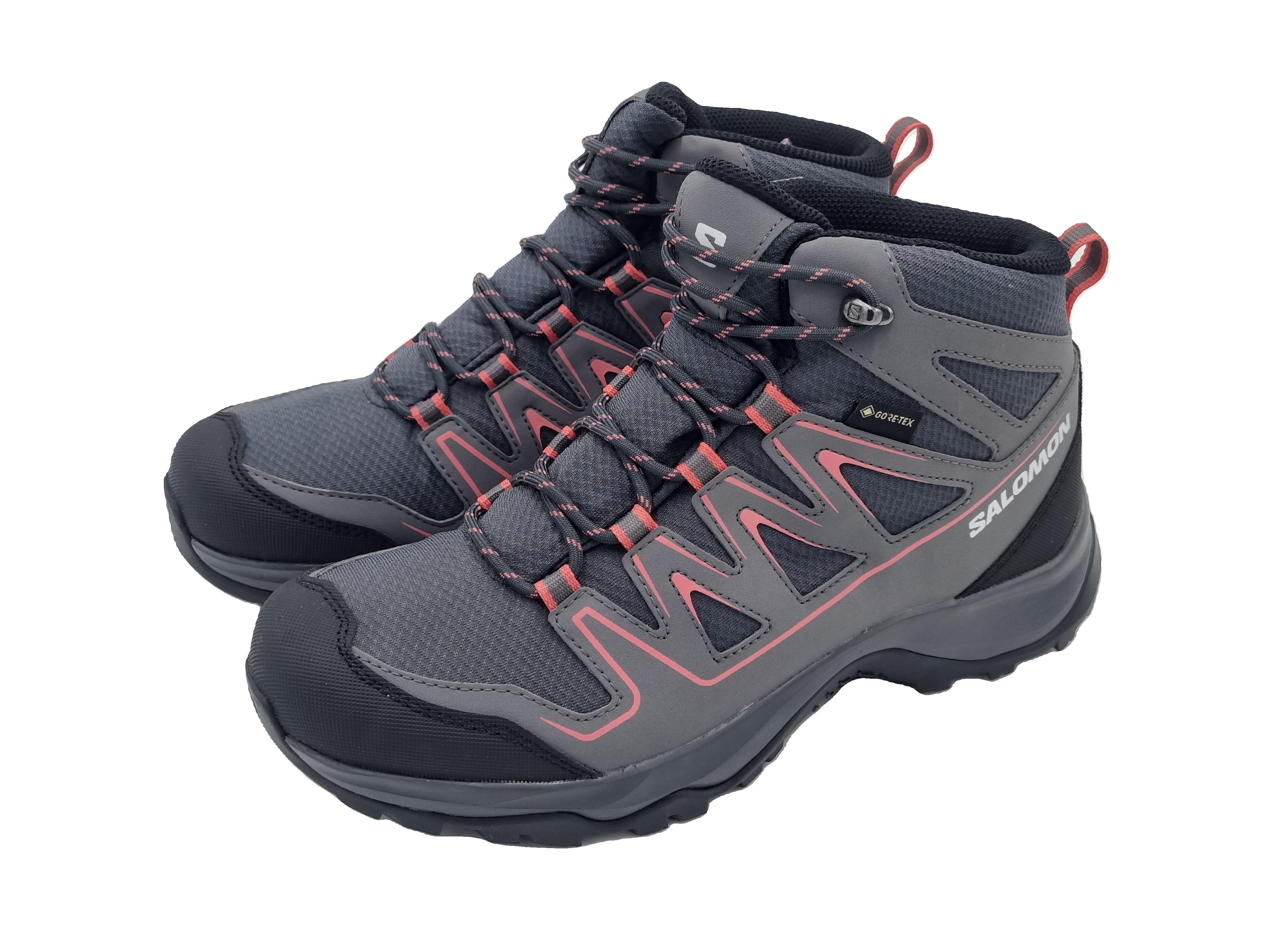 Salomon ONIS MID GTX W Ebony/QuSh/Tea Rose Damen Trekkingstiefel - 471014