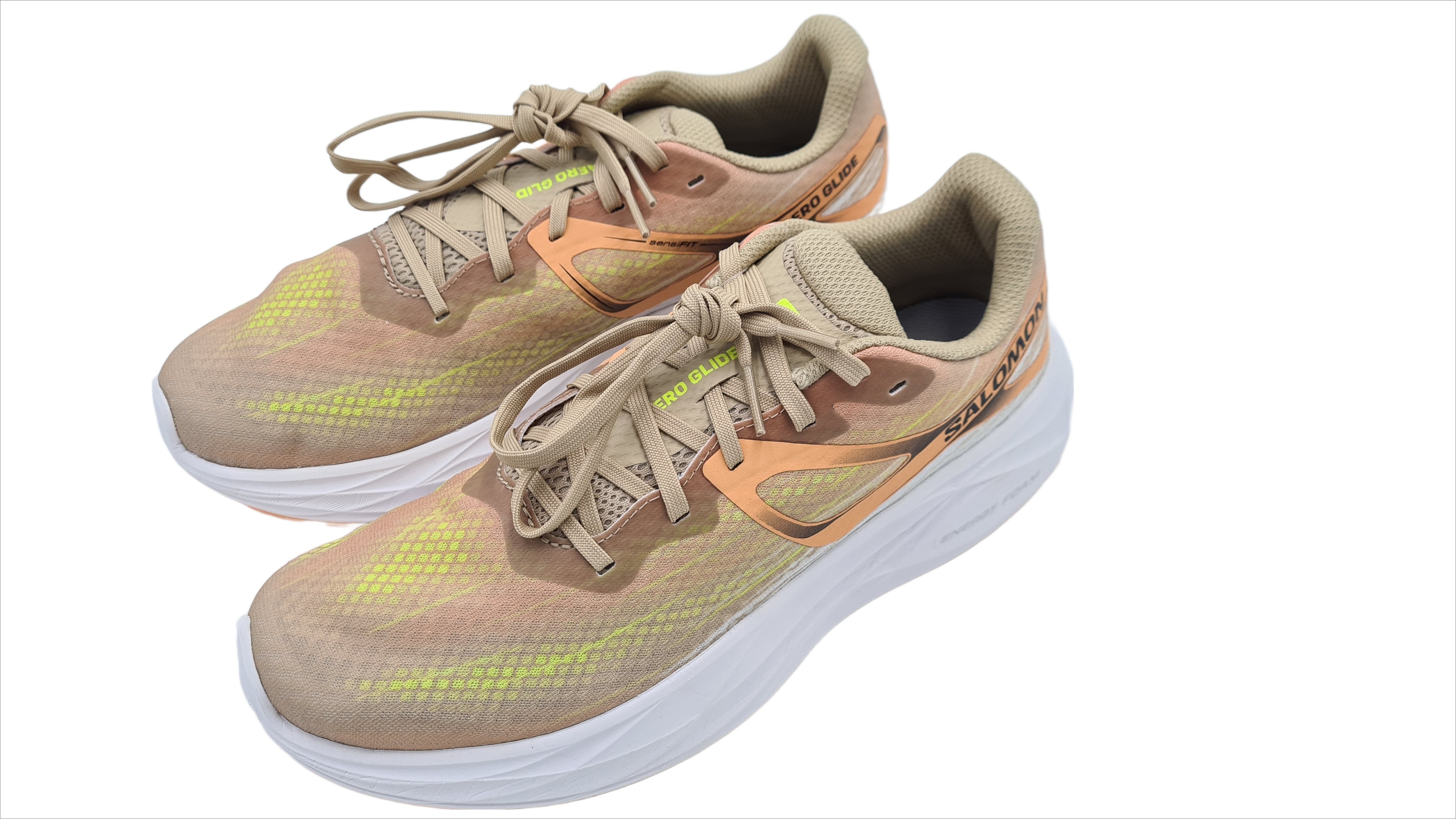 Salomon AERO GLIDE W Damenschuh Safari/White/Cntlup - 472809