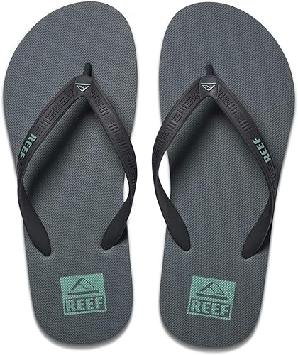 Reef Herren Seaside Prints Zehentrenner Sandale _grau