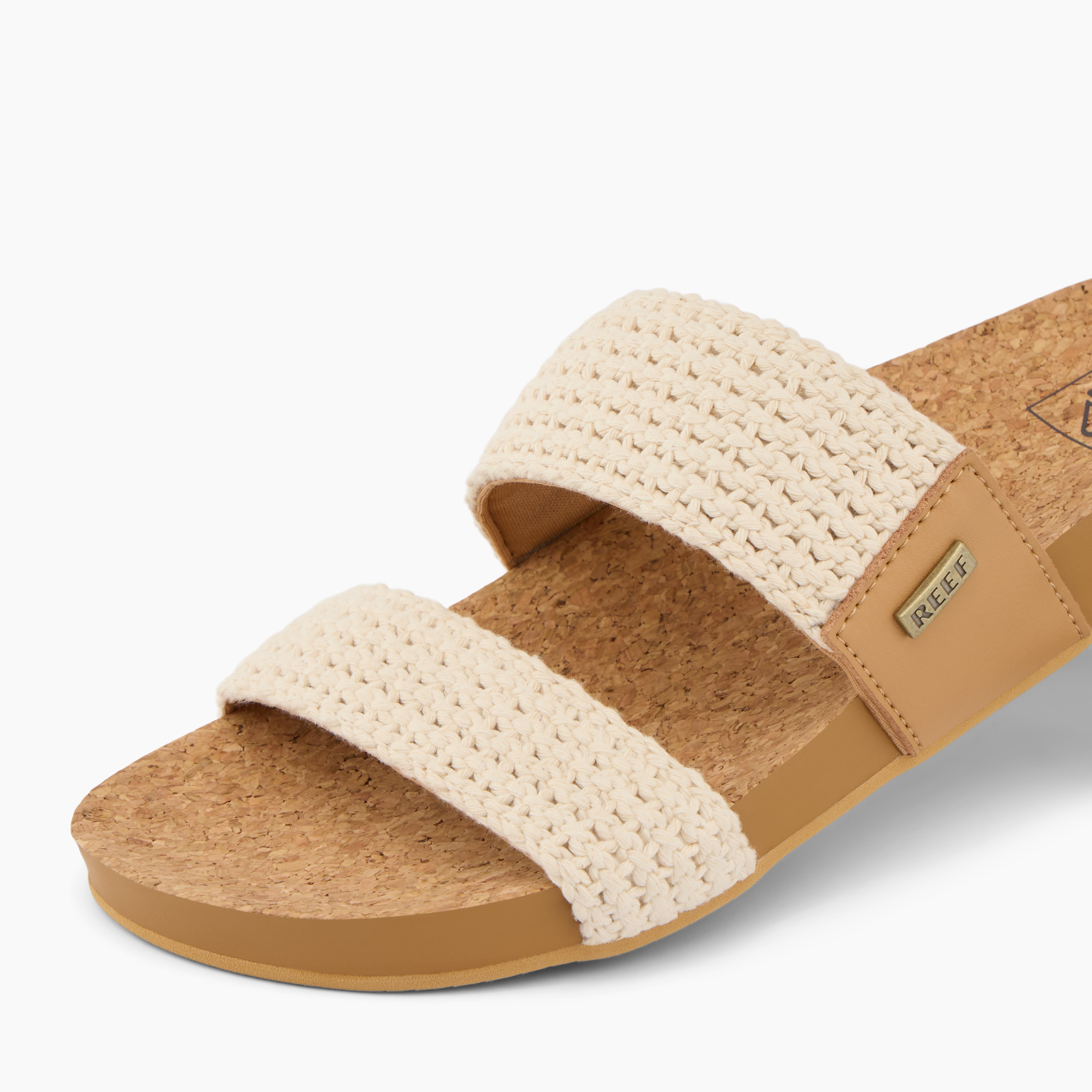 REEF CUSHION VISTA Damen Zehentrenner NATURAL CROCHET TEXTILE - CJ7138