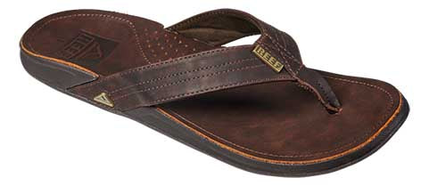 REEF Sandale Herren J-Bay III Dark Brown/Dark Brown Threepoint - RF002616
