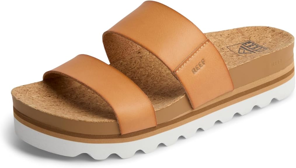 Reef Damen Cushion Bounce Vista Hi Schiebe-Sandalen - Natur
