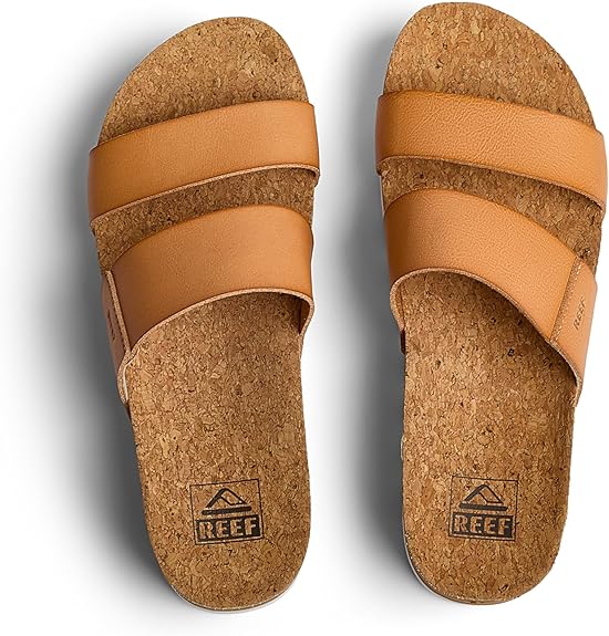 Reef Damen Cushion Bounce Vista Hi Schiebe-Sandalen - Natur