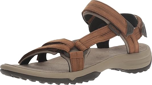 Teva W Terra FI Lite Leather Damen Outdoor Sandale - 1012073 BRN