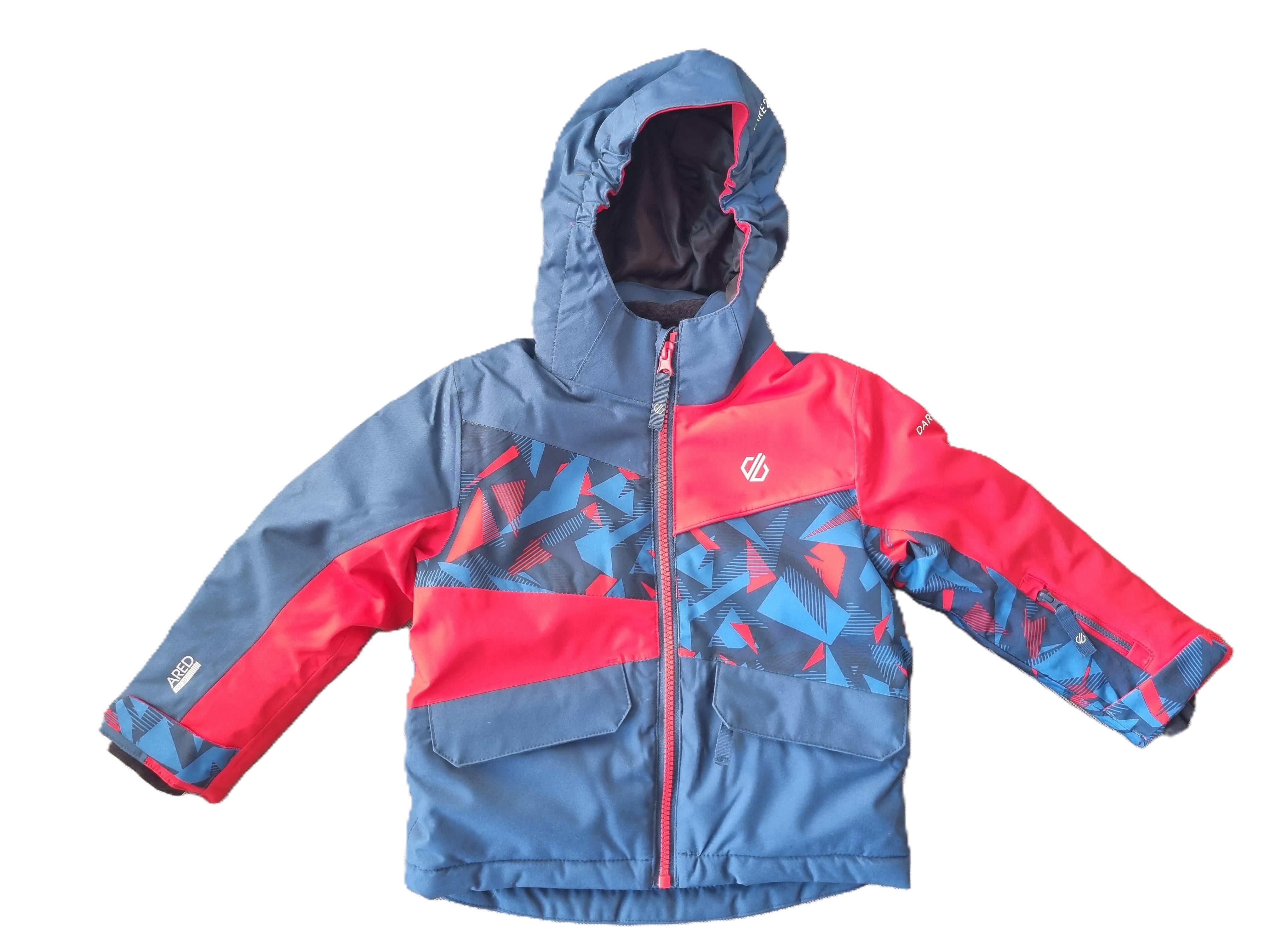 Dare2B Glee II Kinder Winterjacke DKP400 - blau rot-vorne