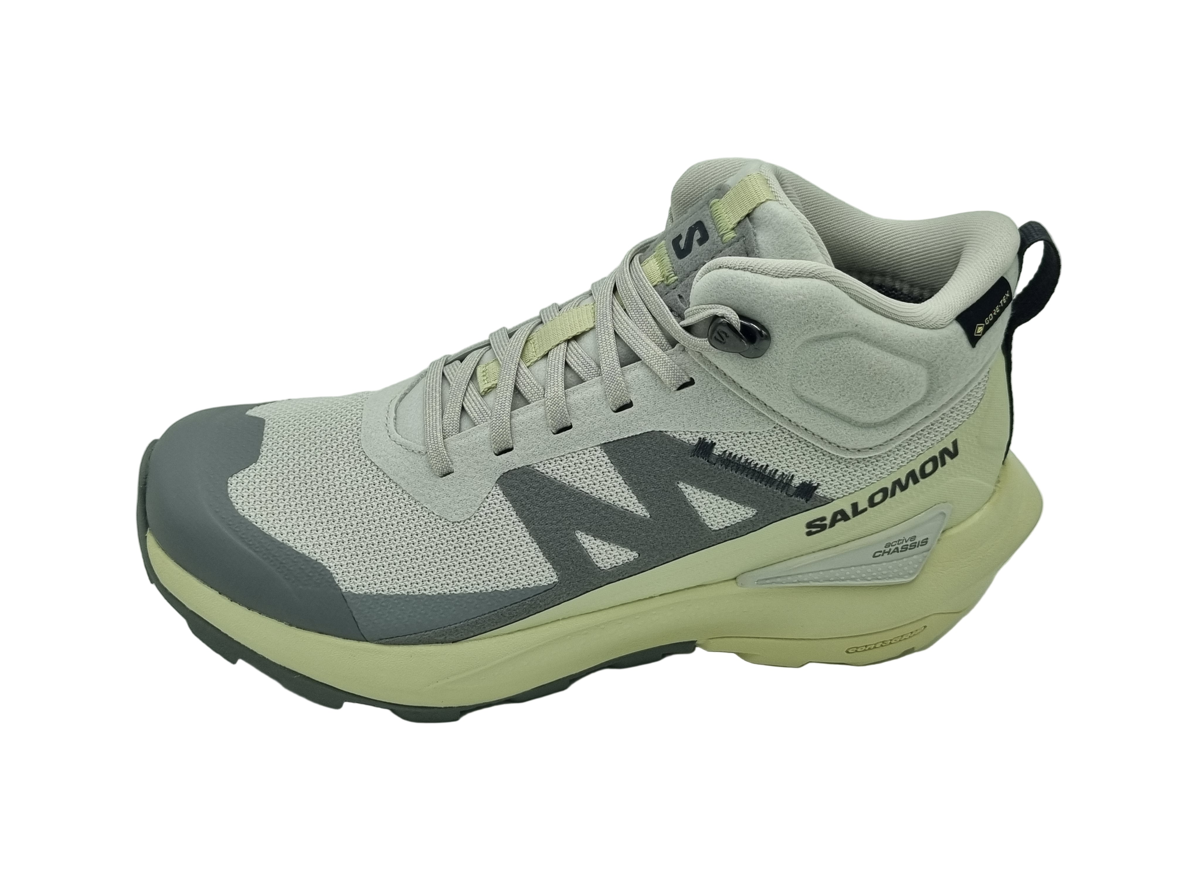Salomon Elixir Activ Mid GTX W – Damen Wanderschuh – Glacier Gray / Aloe - 474573_Seite