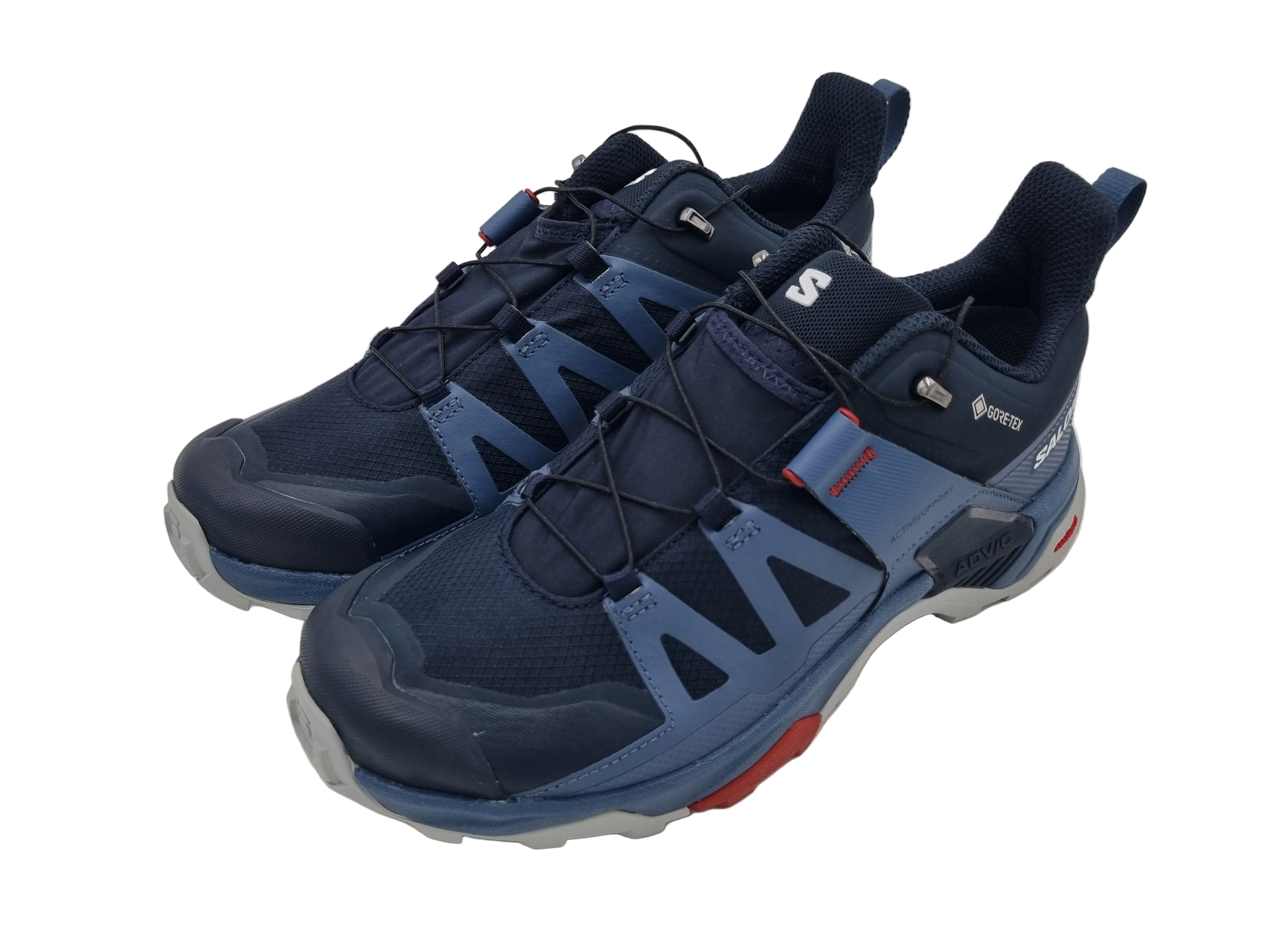 Salomon X ULTRA 4 GTX Carbon bering sea pearl blue Herrenschuh - 473765