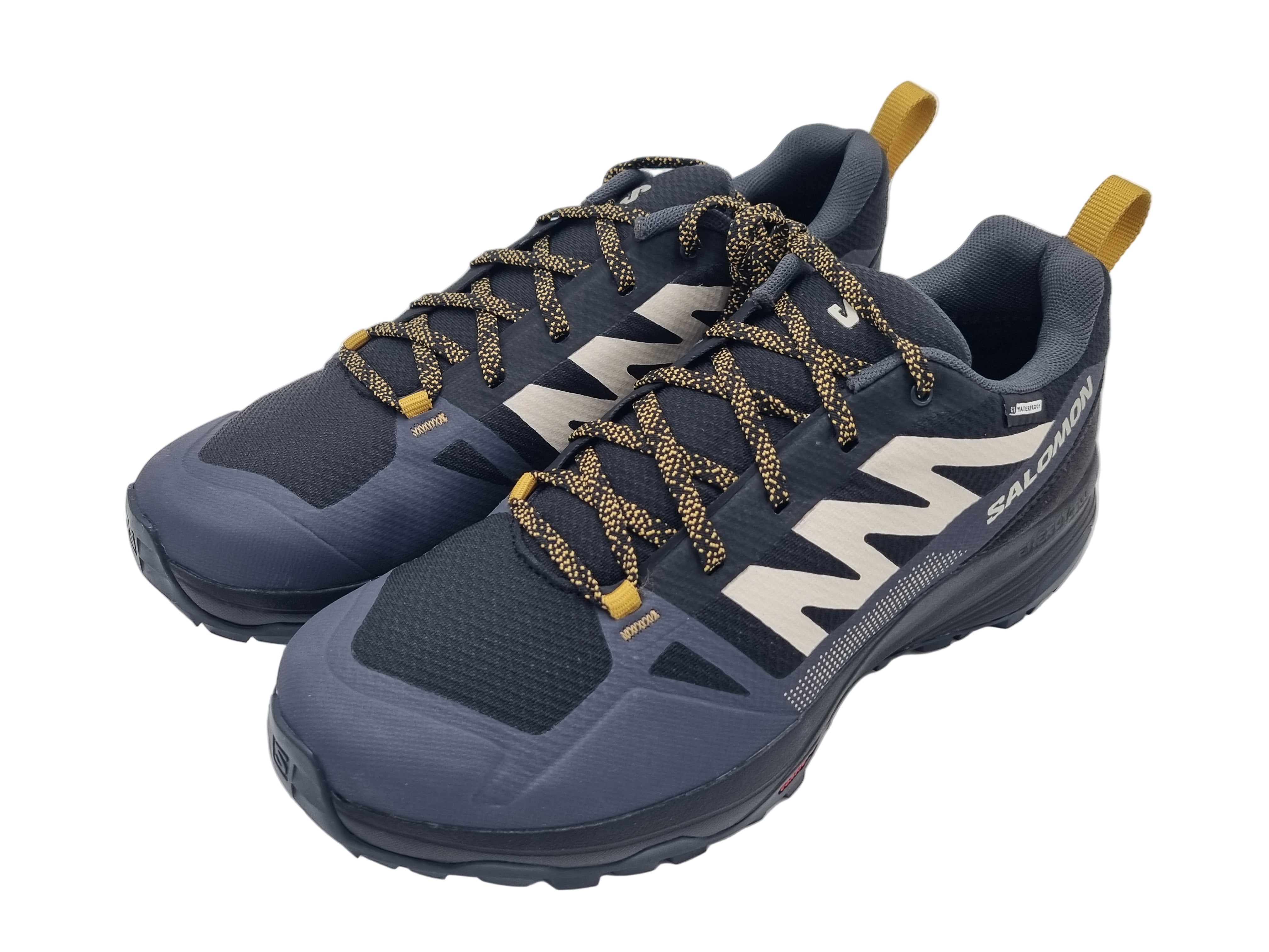 Salomon SALIBA CSWP Herrenschuhe Black/Ebony/Amber Gold - 474083
