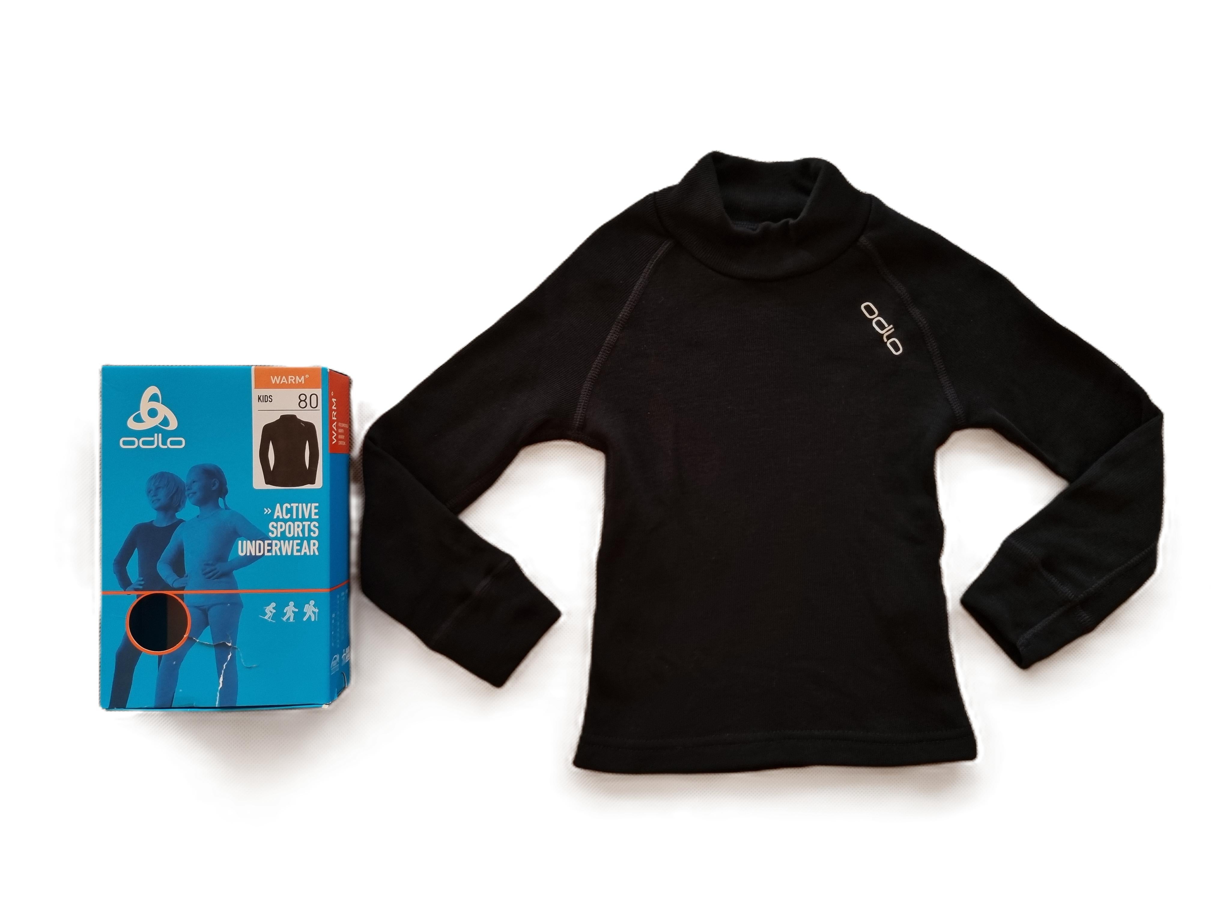 Odlo Kids Fitted Turtle Neck schwarz - Artikel 150199 - 15000