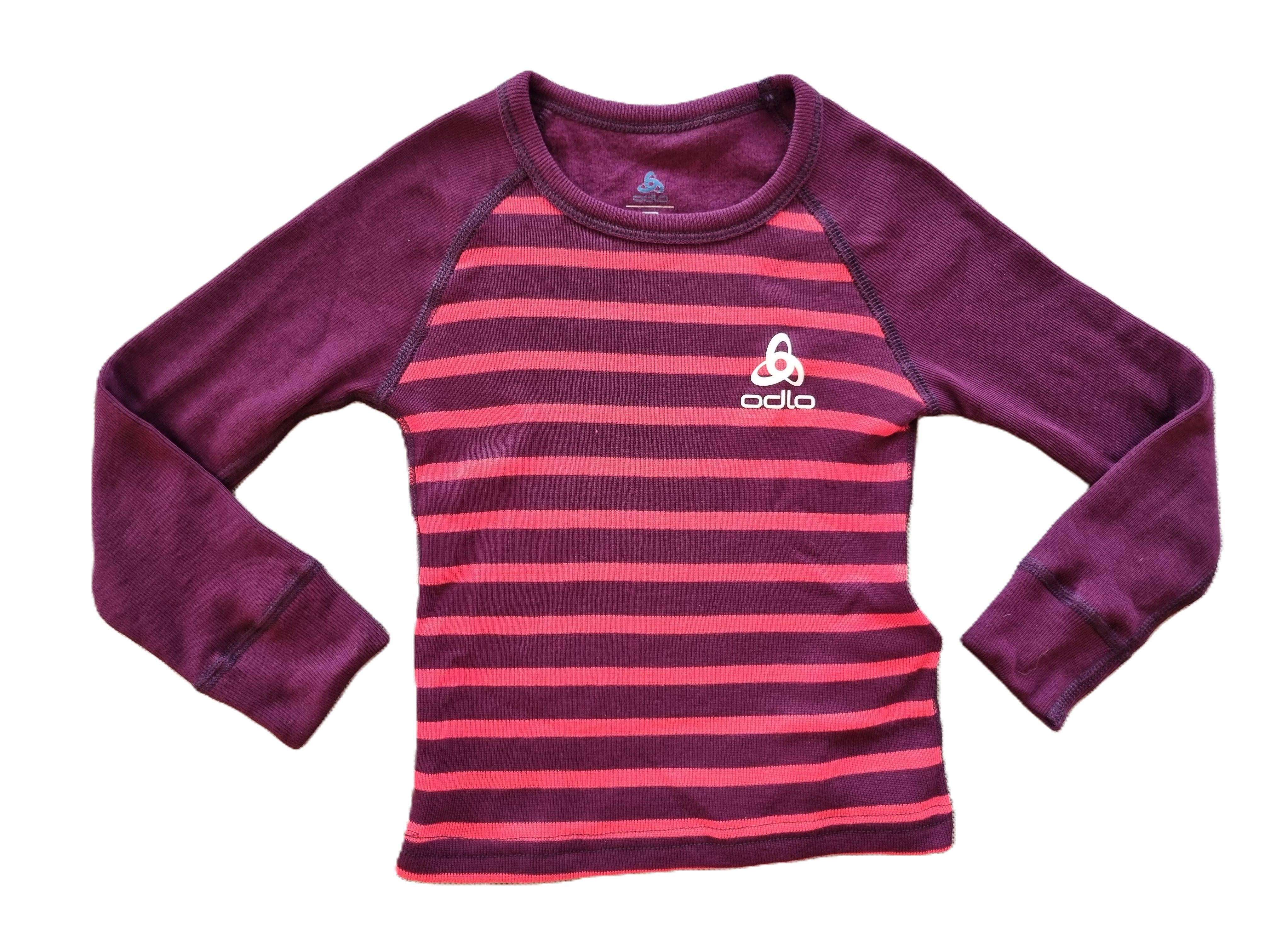 Odlo Kids Fitted SUW Top Langarmshirt  gestreift - Artikel 10459 - 30501