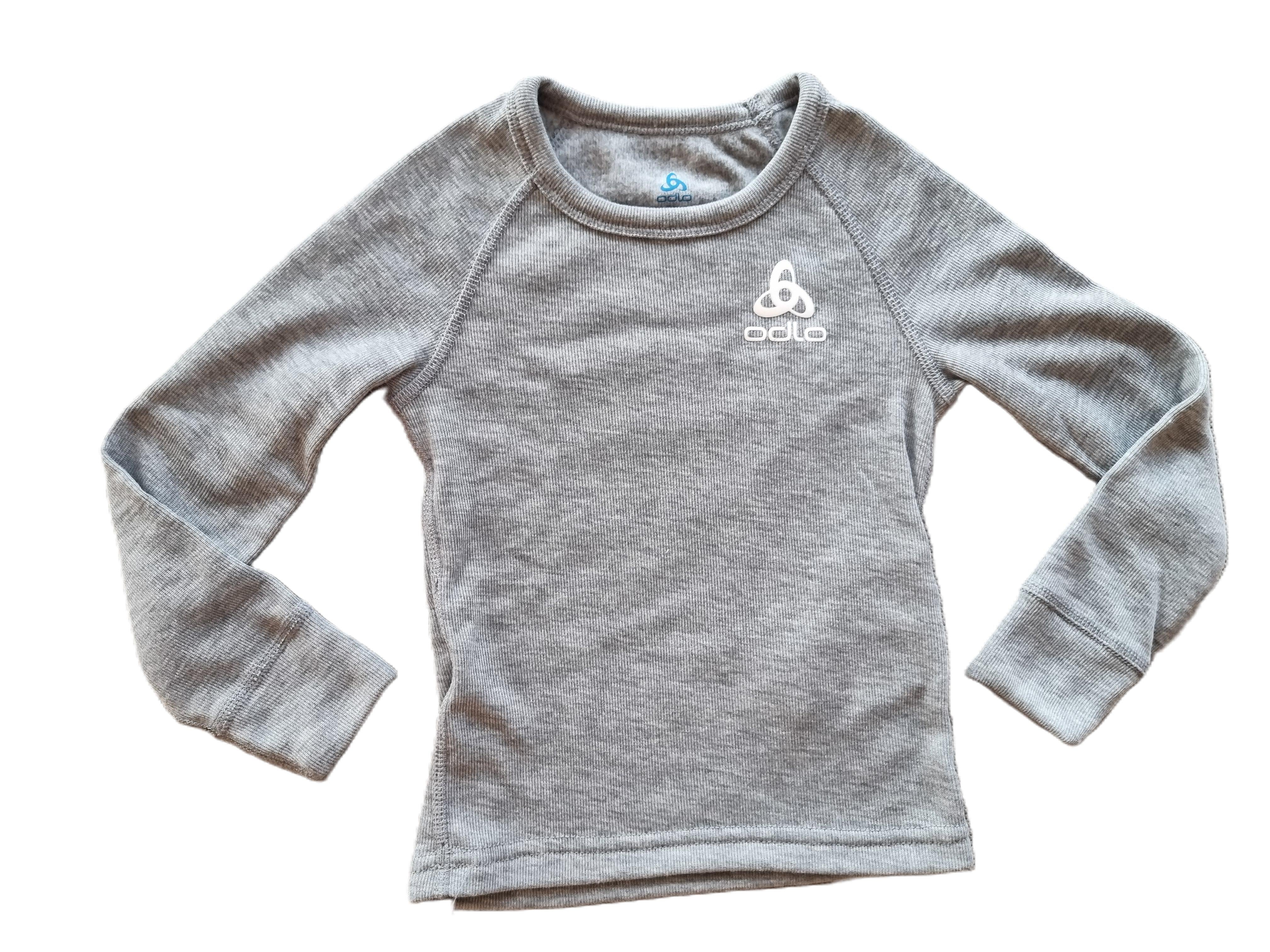 Odlo Kids Crew Neck Langarmshirt  in grau - Artikel 159229 - 15700
