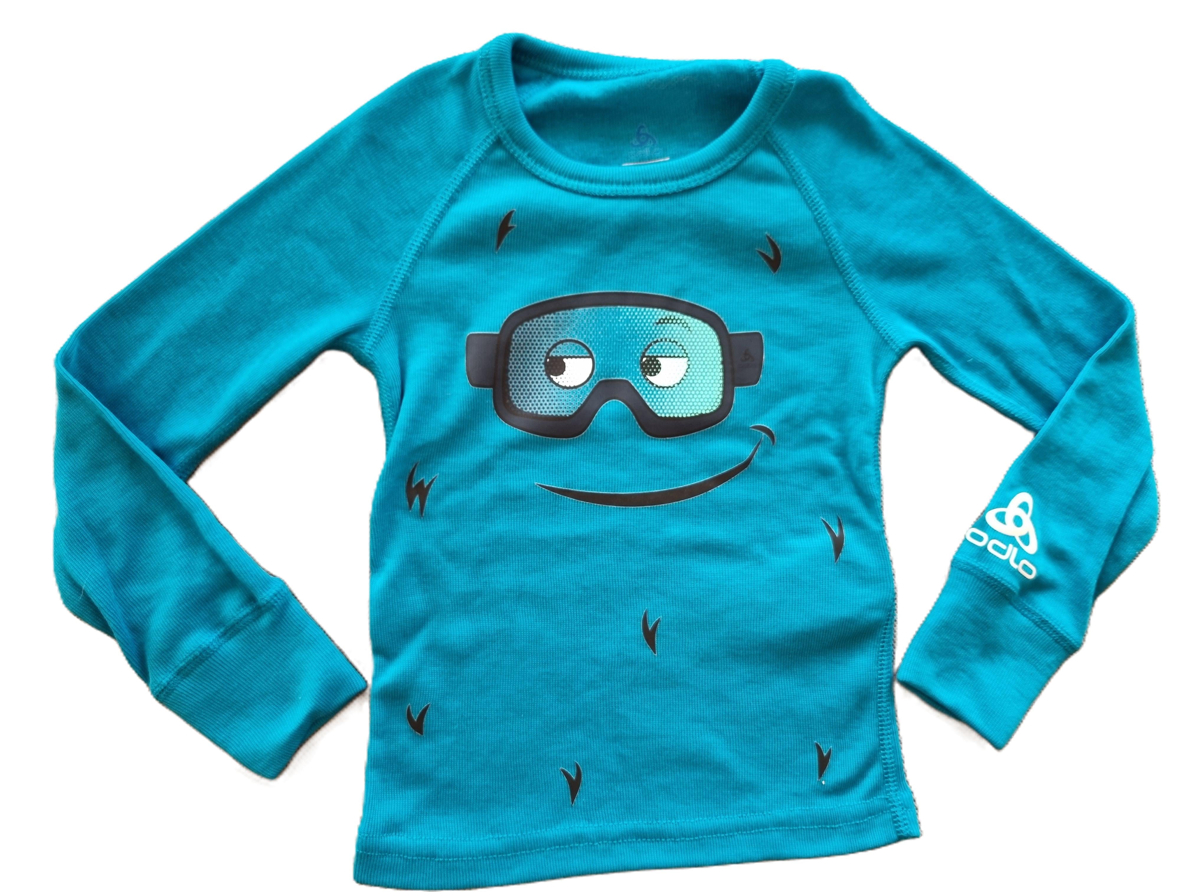 Odlo Kids Crew Neck Langarmshirt  in hellblau - Artikel 159319 - 20734