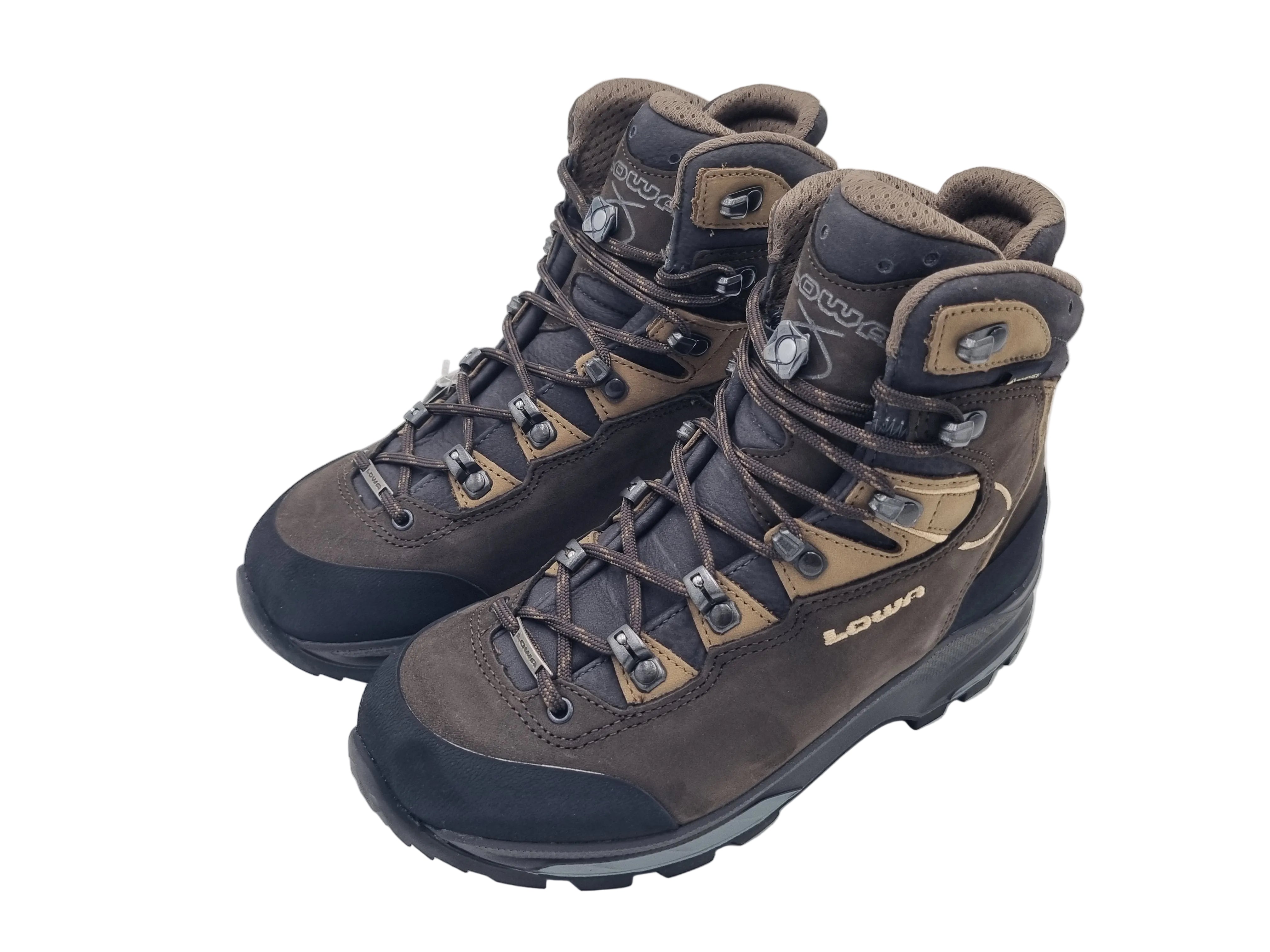 Lowa Damen Mauria Evo GTX Dark Brown/Taupe Wanderschuhe - 220721-4335