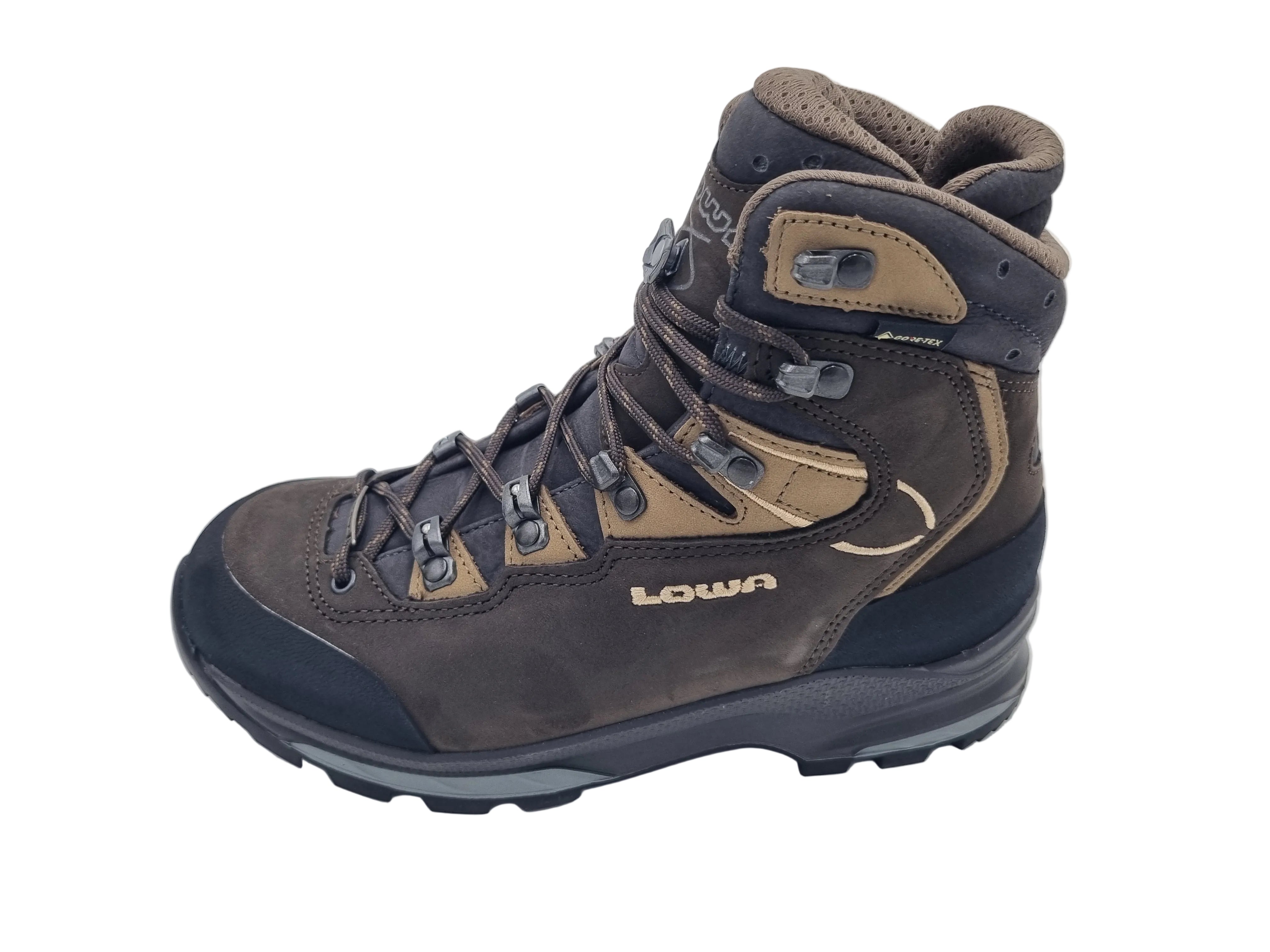 Lowa Damen Mauria Evo GTX Dark Brown/Taupe Wanderschuhe - 220721-4335