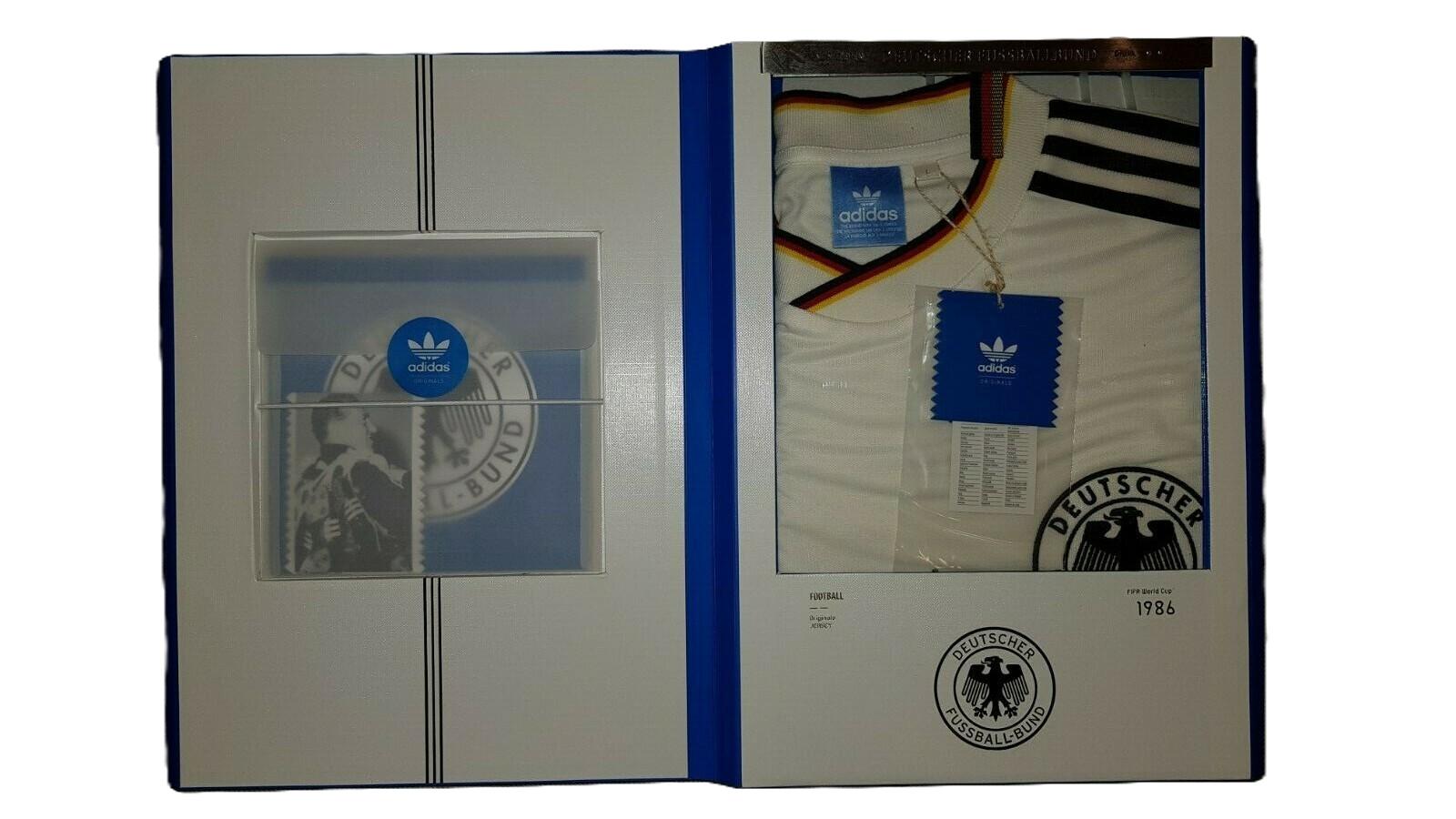Adidas 2 DFB Sammler Trikots in Box - Gr L - NEU - P96831