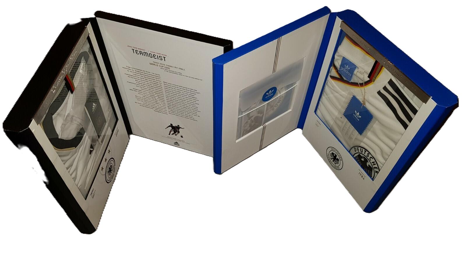 Adidas 2 DFB Sammler Trikots in Box - Gr L - NEU - P96831