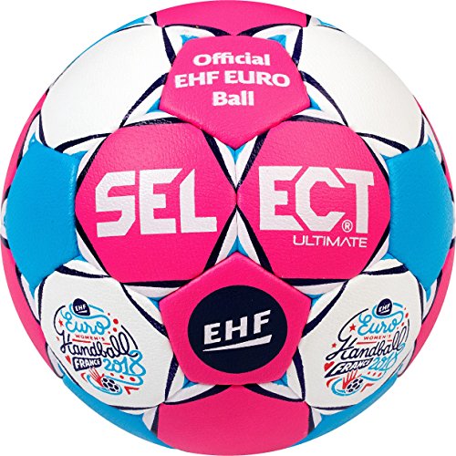 Derbystar Select Ultimate EHF Europacup Women Ball in pink weiß blau
