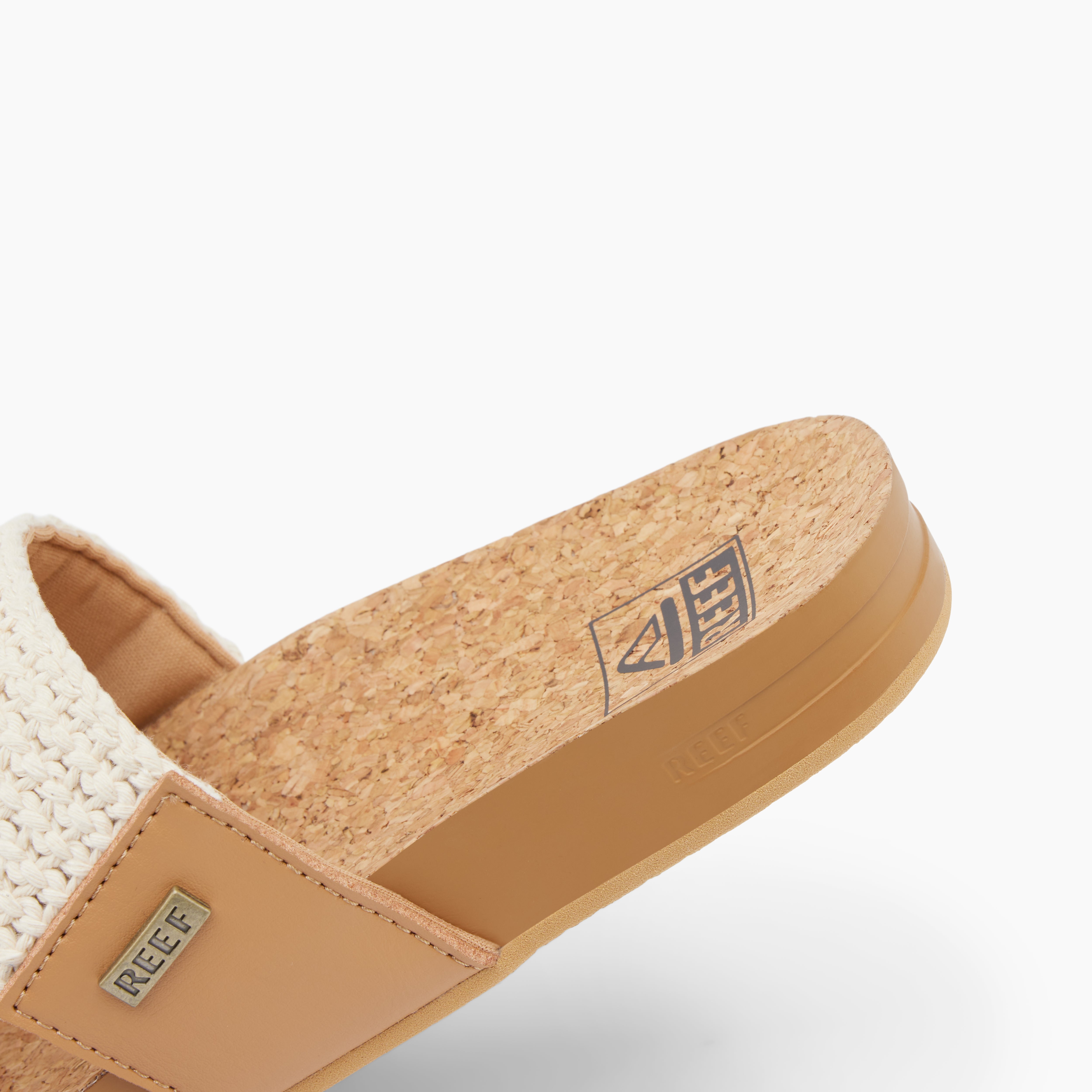 REEF CUSHION VISTA Damen Zehentrenner NATURAL CROCHET TEXTILE - CJ7138