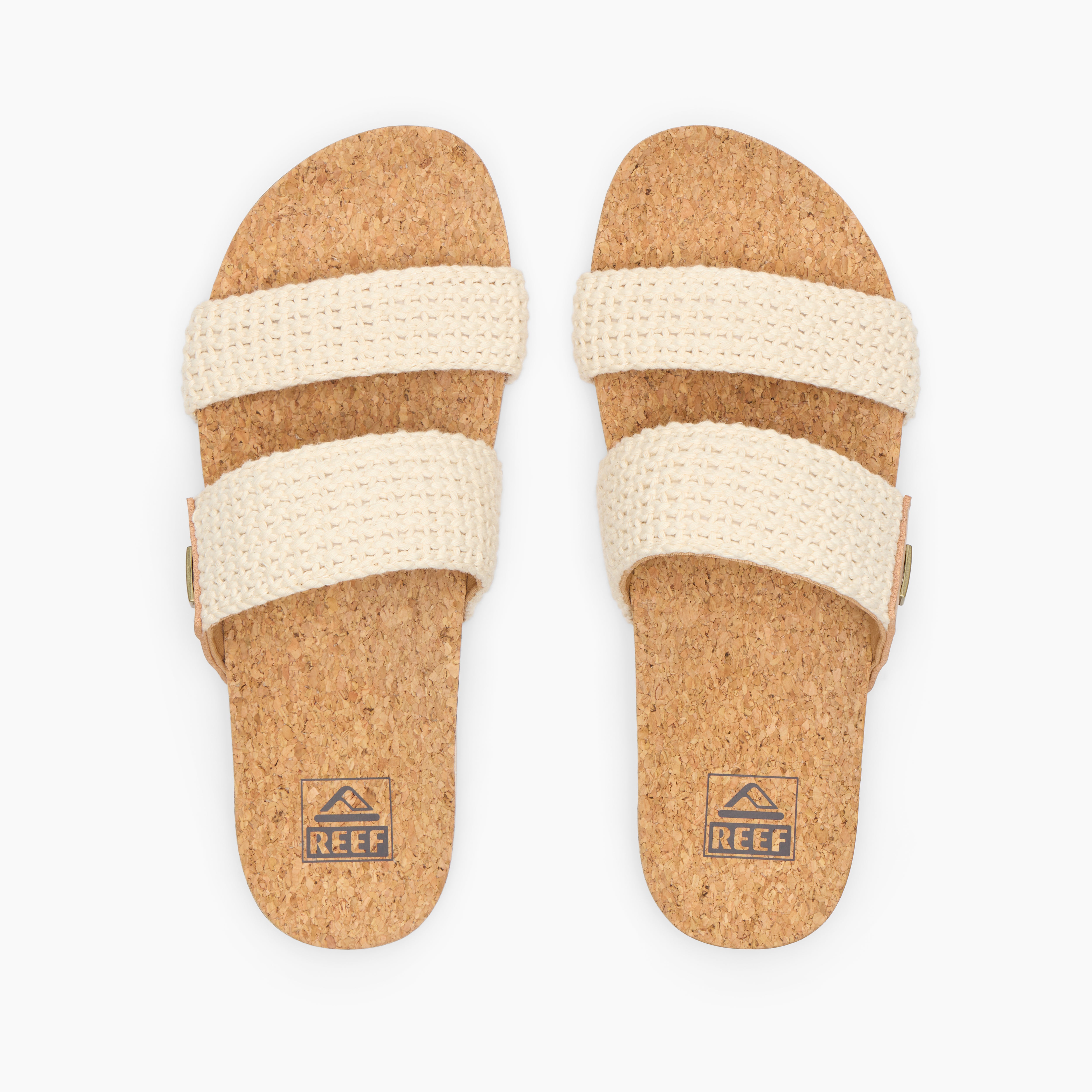 REEF CUSHION VISTA Damen Zehentrenner NATURAL CROCHET TEXTILE - CJ7138