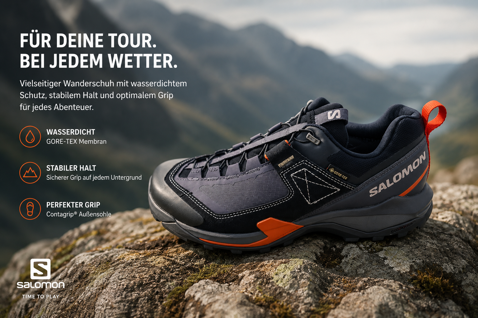 Salomon X Ultra Alpine GTX W Damenschuhe - iron black - 475673