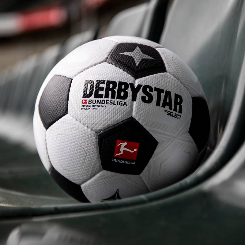 Derbystar Bundesliga Brillant APS Matchball v23 - schwarz weiß - 1812500023