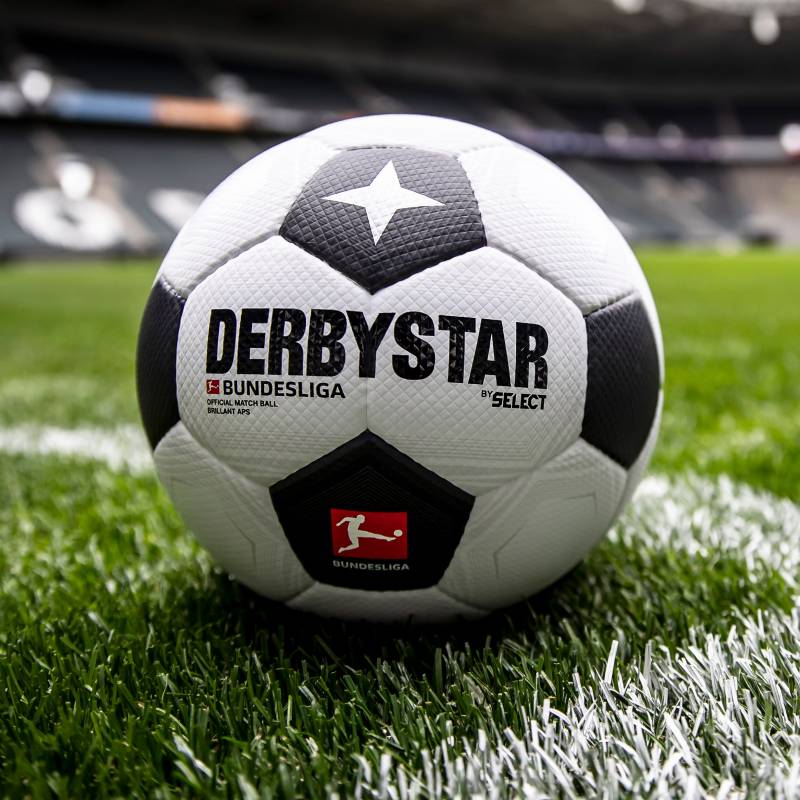 Derbystar Bundesliga Brillant APS Matchball v23 - schwarz weiß - 1812500023