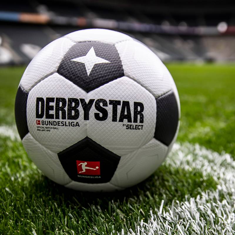 Derbystar Bundesliga Brillant APS Matchball v23 - schwarz weiß - 1812500023