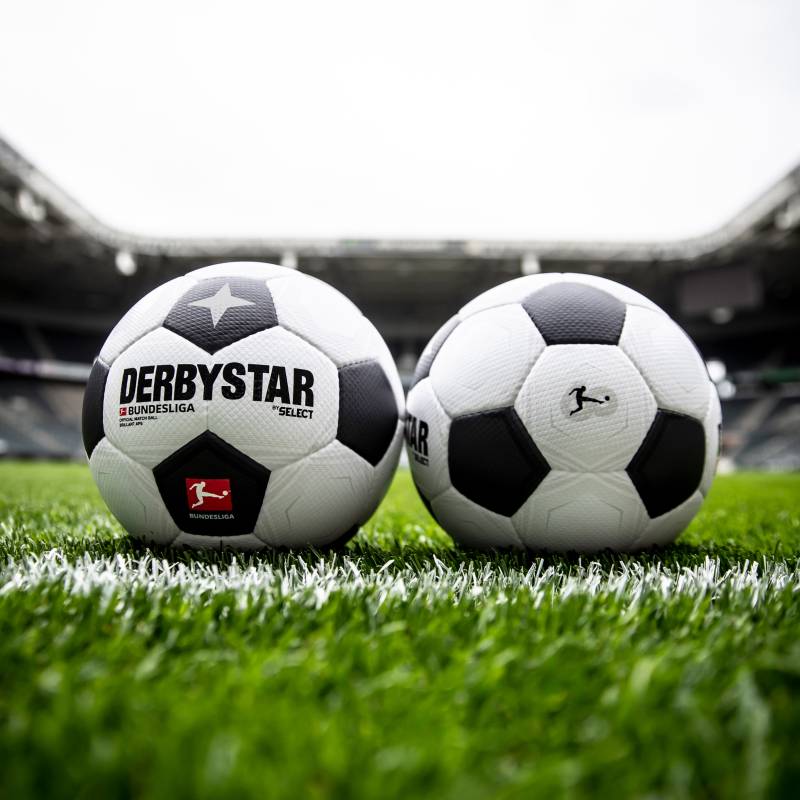 Derbystar Bundesliga Brillant APS Matchball v23 - schwarz weiß - 1812500023