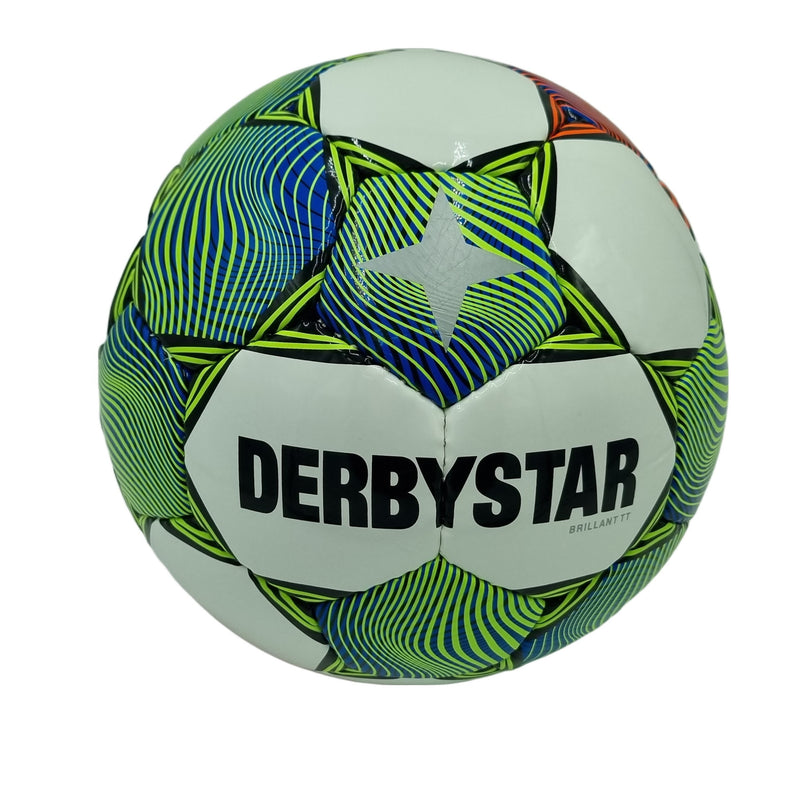 Derbystar Brillant TT v23 Trainingsball - Grösse 5 - 1429502175 - weiß blau orange