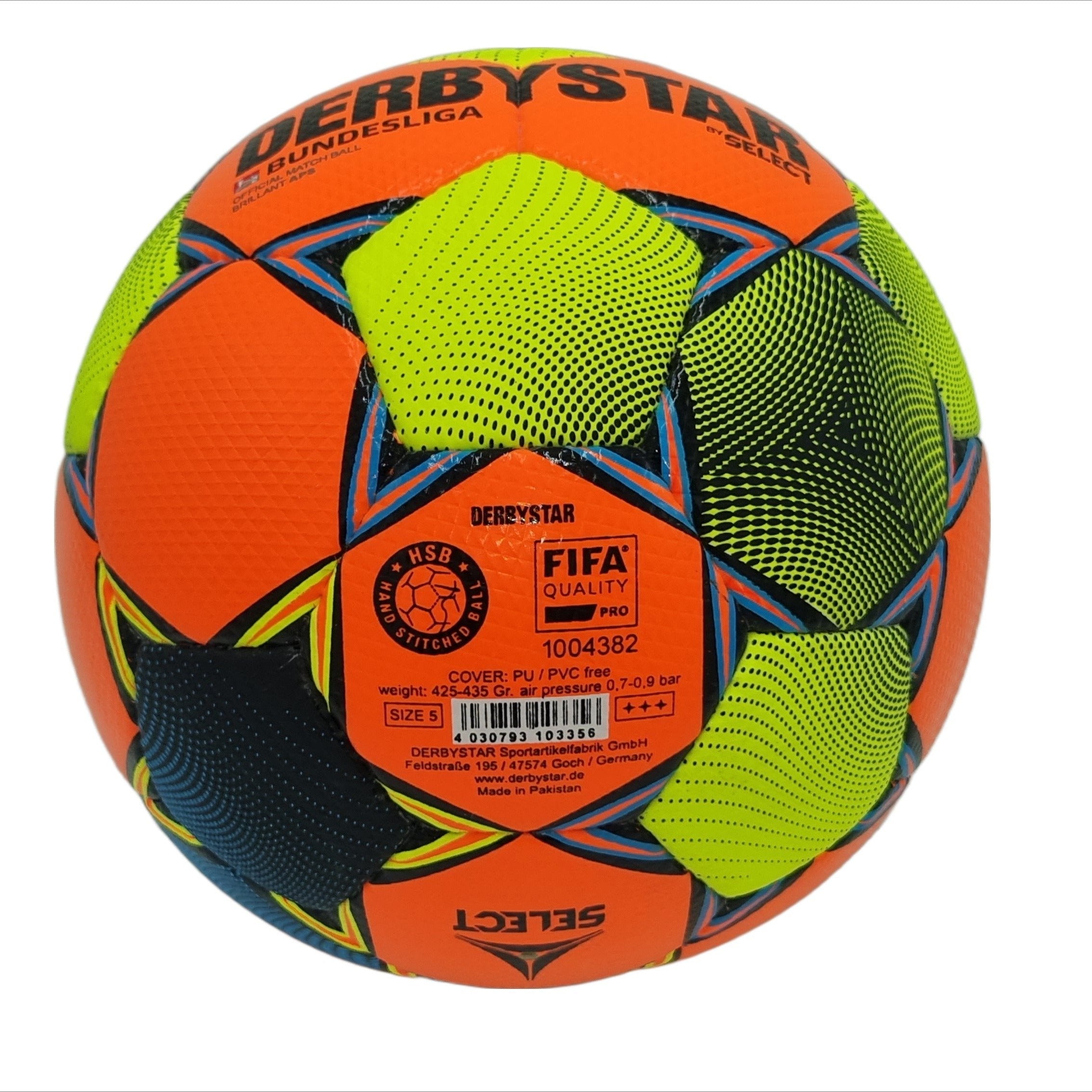 Derbystar Brillant APS Official Matchball - FIFA Spielball - Winterball 2020 2021- Gr 5