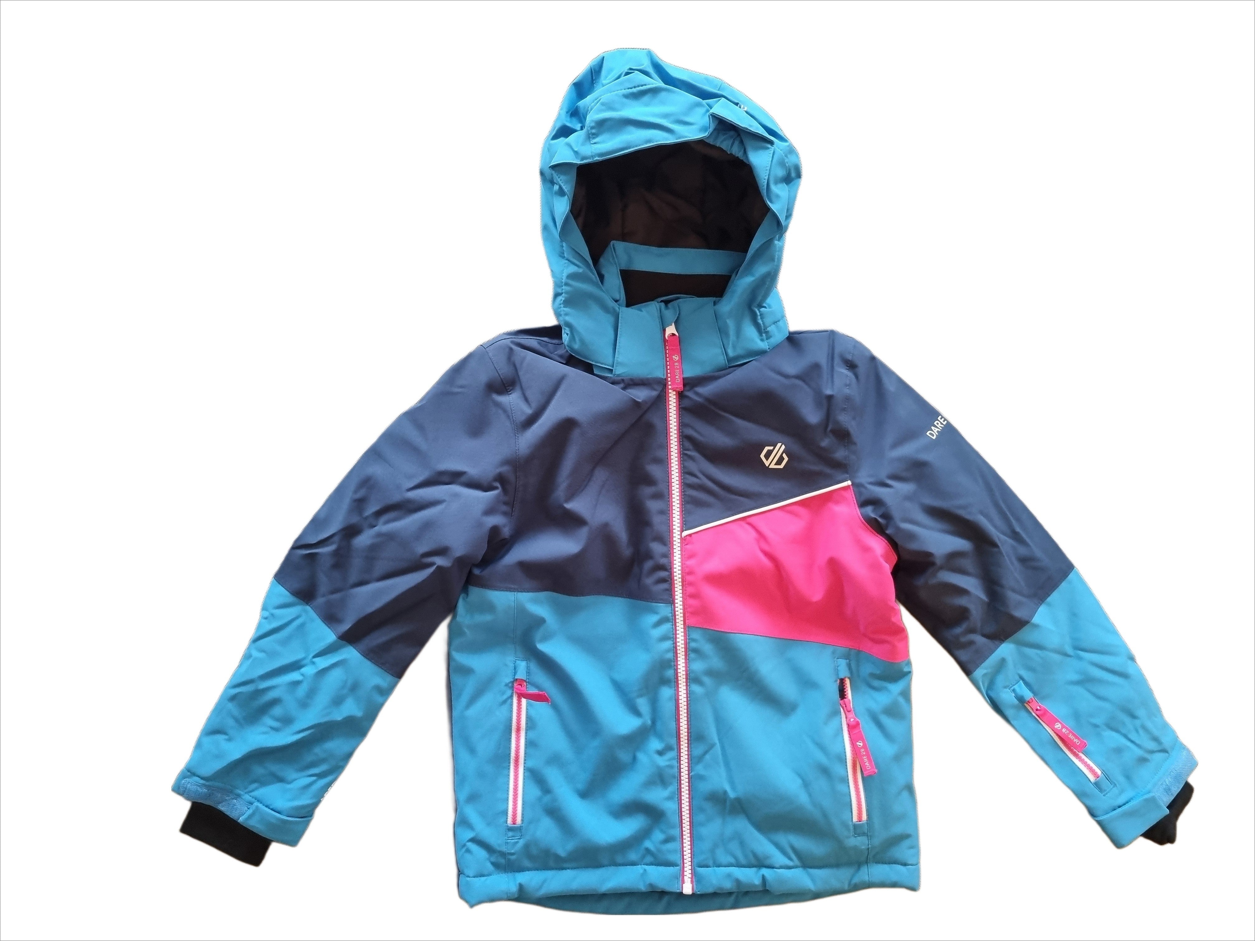 Dare2B Steazy Kinder Winterjacke DKP413 - blau pink