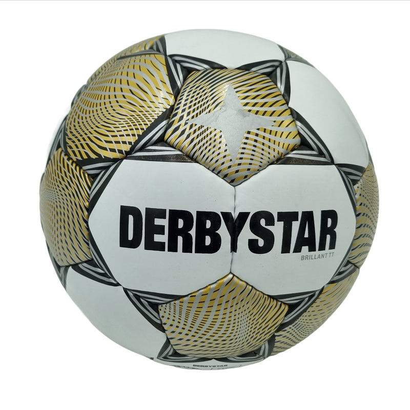 Derbystar Brillant TT v23 Trainingsball - Grösse 5 - 1429501189 - weiß gold silber