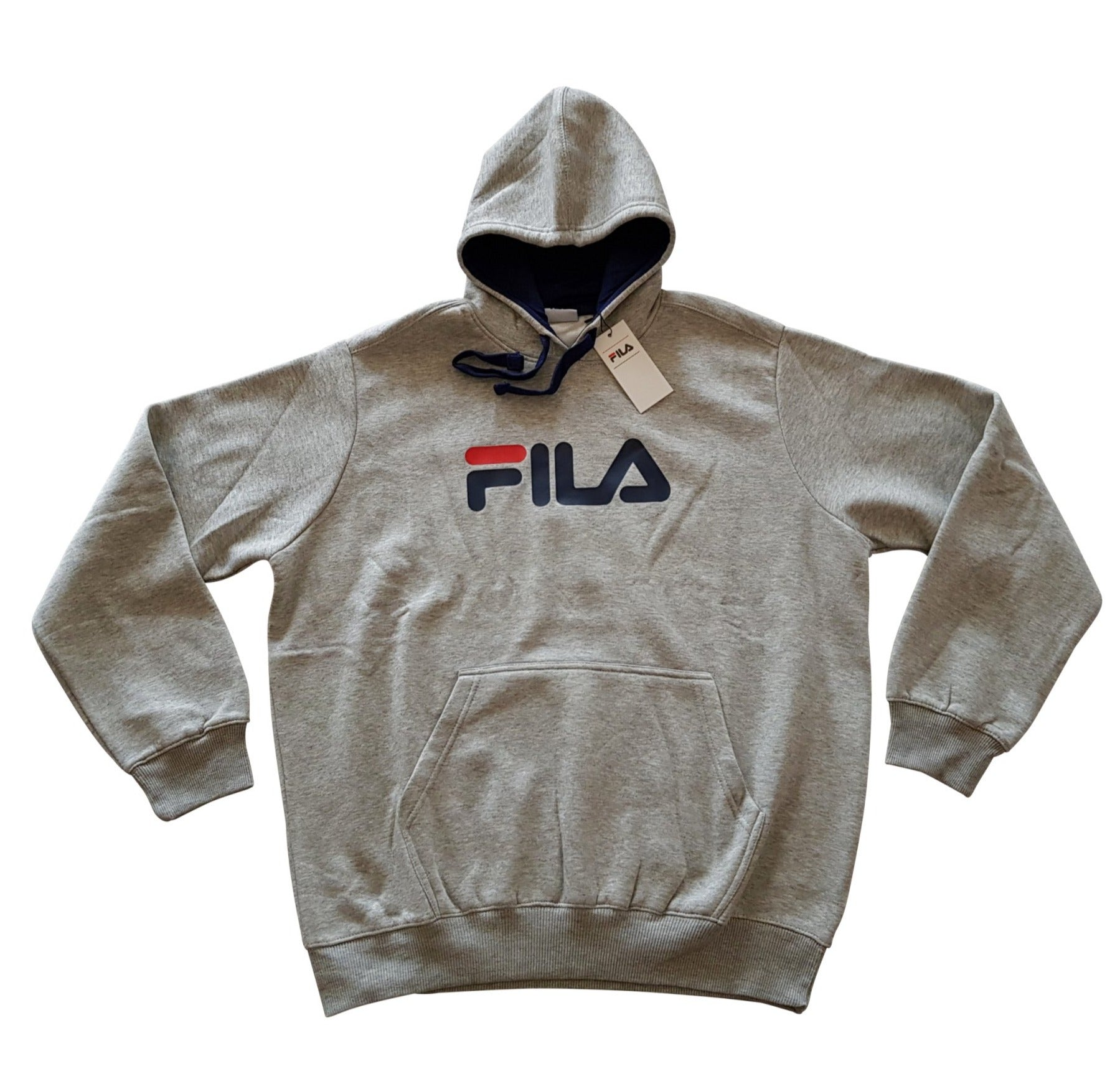 FILA Herren Hoodie - Unisex Kapuzenpullover - grau - 681090
