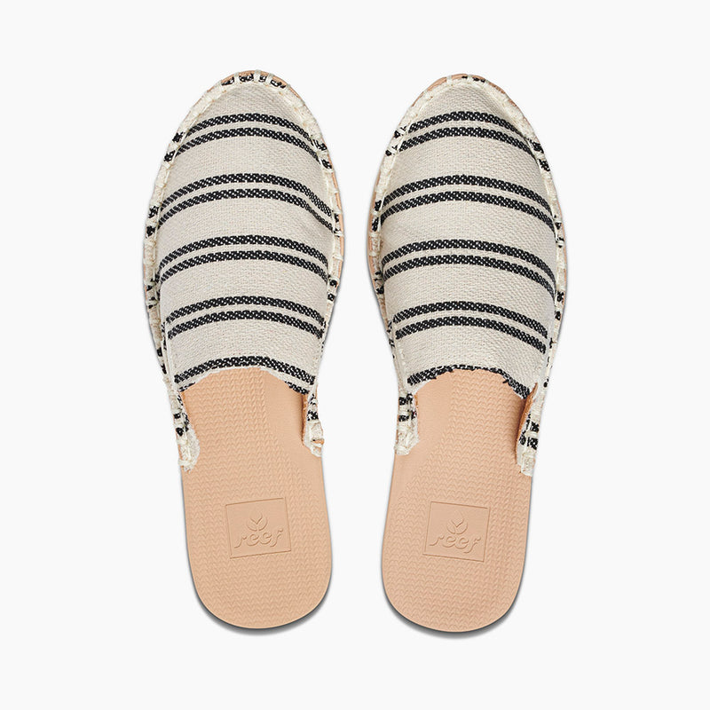 REEF Damen - Zehentrenner ESCAPE MULE BLACK STRIPES - CI4133
