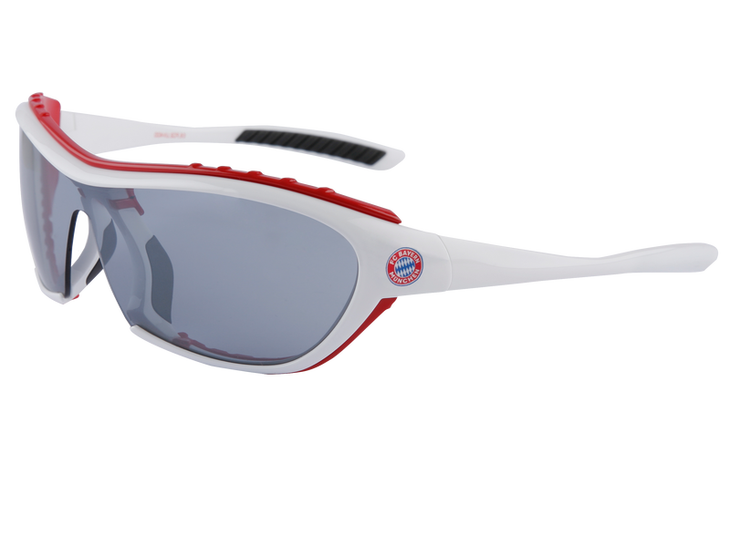 FC Bayern München Sonnenbrille / Sportbrille für Kinder - weiß