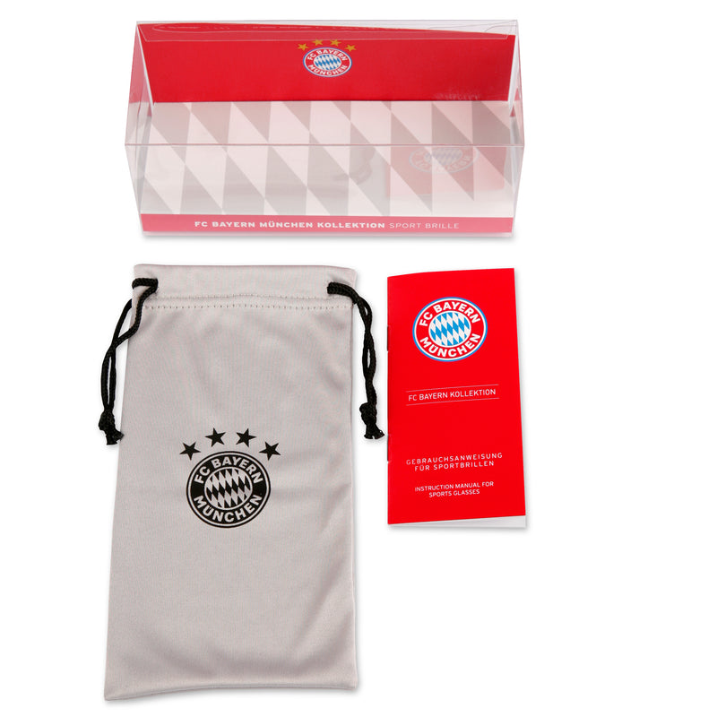 FC Bayern München Sonnenbrille / Sportbrille für Kinder - weiß