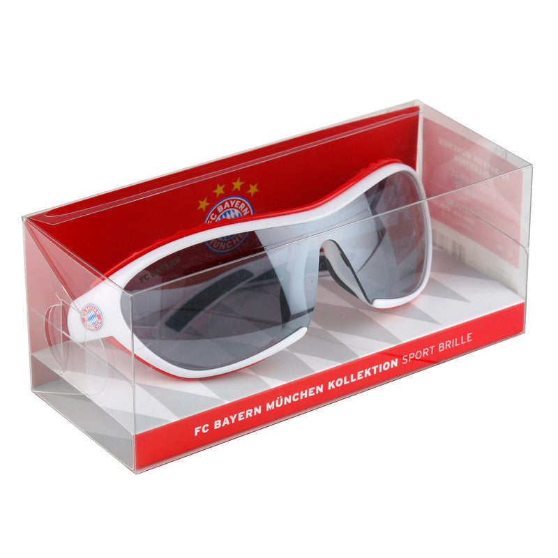 FC Bayern München Sonnenbrille / Sportbrille für Kinder - weiß