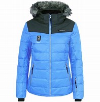 Icepeak Viroqua Kunstpelzkragen Skijacke Damen blau grau - UVP 169,99€